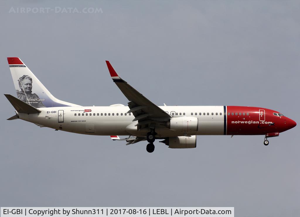 EI-GBI, 2012 Boeing 737-8JP C/N 39434, Landing rwy 07L