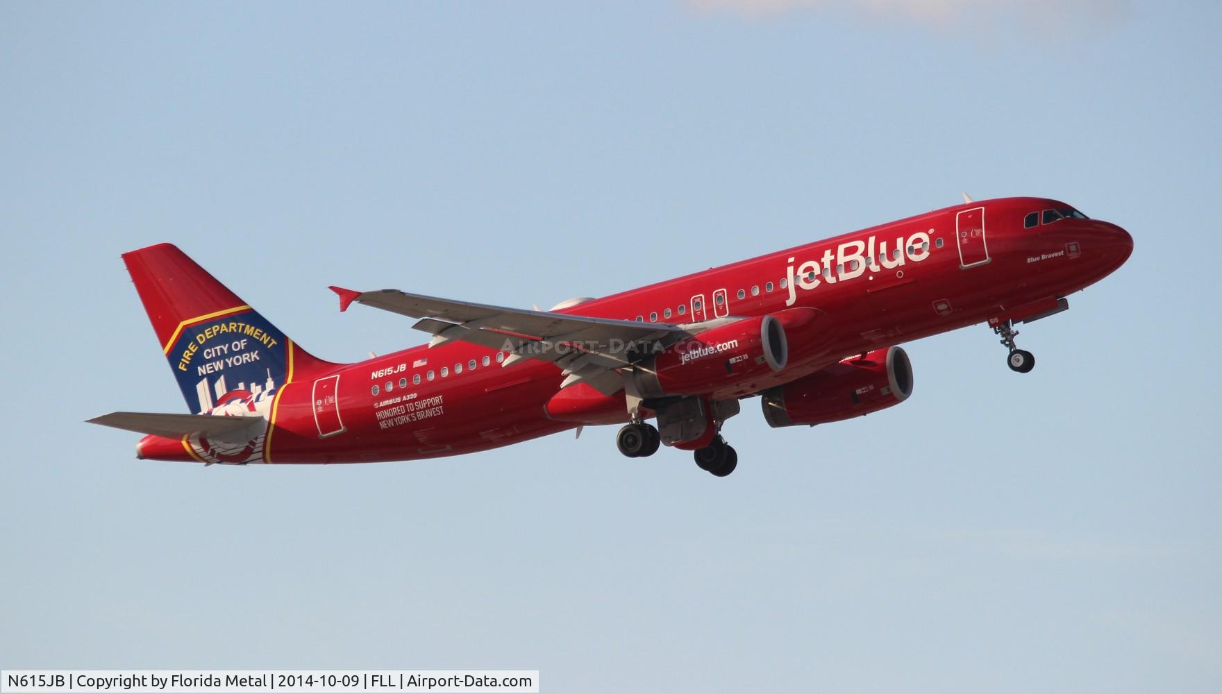 N615JB, 2005 Airbus A320-232 C/N 2461, Jet Blue NYFD