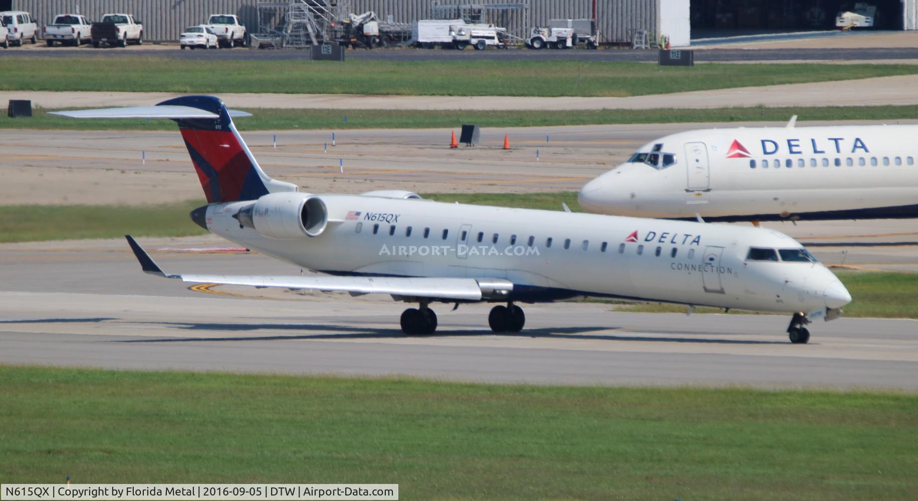 N615QX, 2002 Bombardier CRJ-701 (CL-600-2C10) Regional Jet C/N 10065, Delta Connection