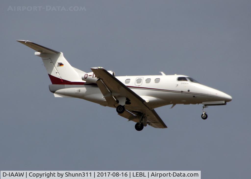D-IAAW, 2011 Embraer EMB-500 Phenom 100 C/N 50000245, Landing rwy 07L