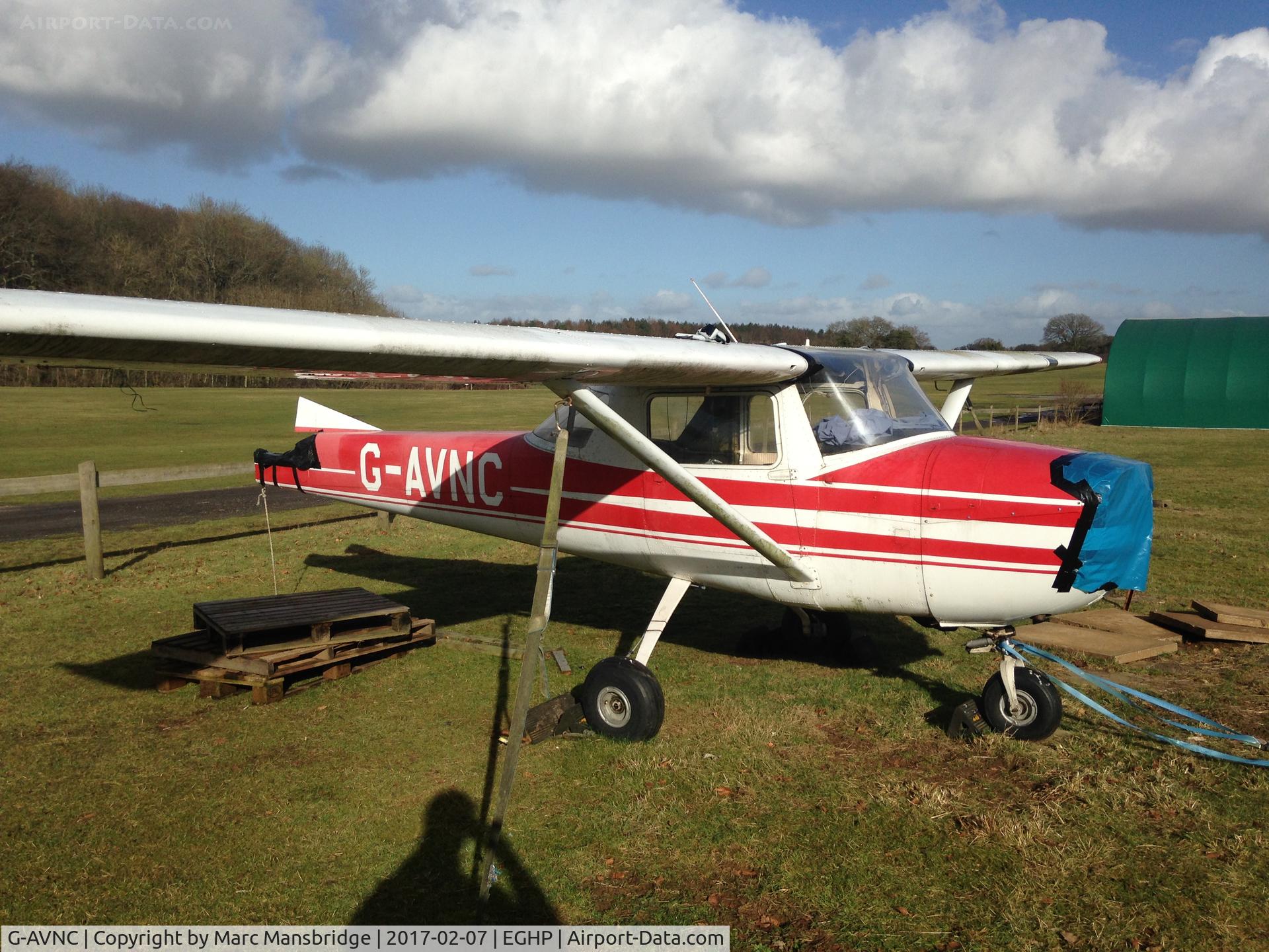 G-AVNC, 1967 Reims F150G C/N F150G-0200, Parked in a poor condition at Popham airfield EGHP