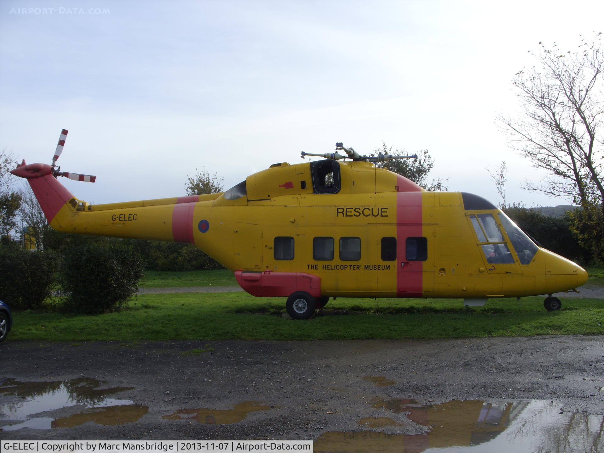 G-ELEC, 1983 Westland WG-30-200 C/N 007, At The Helicopter Museum (Weston-super-Mare) UK