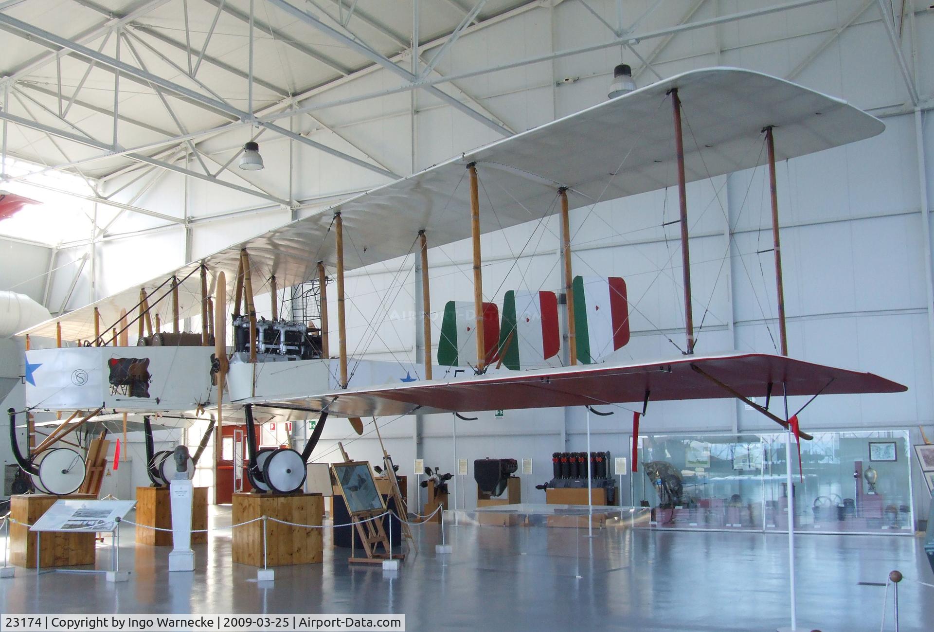 23174, 1916 Caproni Ca.3 Falco C/N unknown_23174, Caproni Ca.3 (Ca.33) at the Museo storico dell'Aeronautica Militare, Vigna di Valle