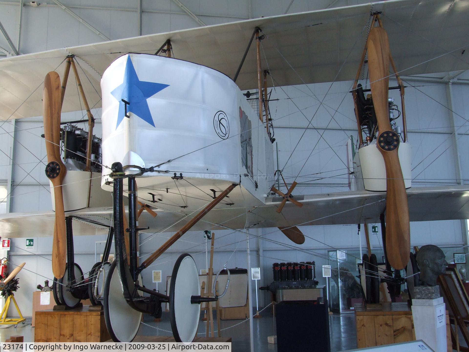 23174, 1916 Caproni Ca.3 Falco C/N unknown_23174, Caproni Ca.3 (Ca.33) at the Museo storico dell'Aeronautica Militare, Vigna di Valle