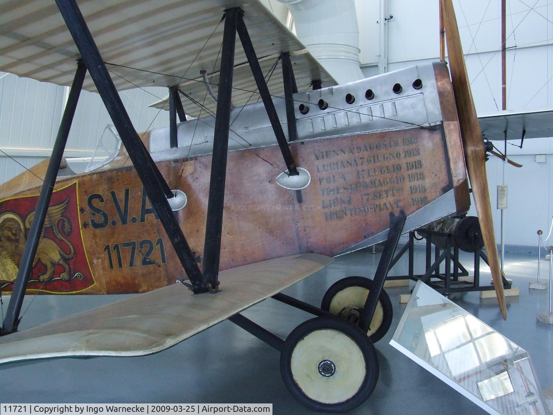 11721, Ansaldo S.V.A.5 C/N Not found 11721, Ansaldo S.V.A.5 at the Museo storico dell'Aeronautica Militare, Vigna di Valle