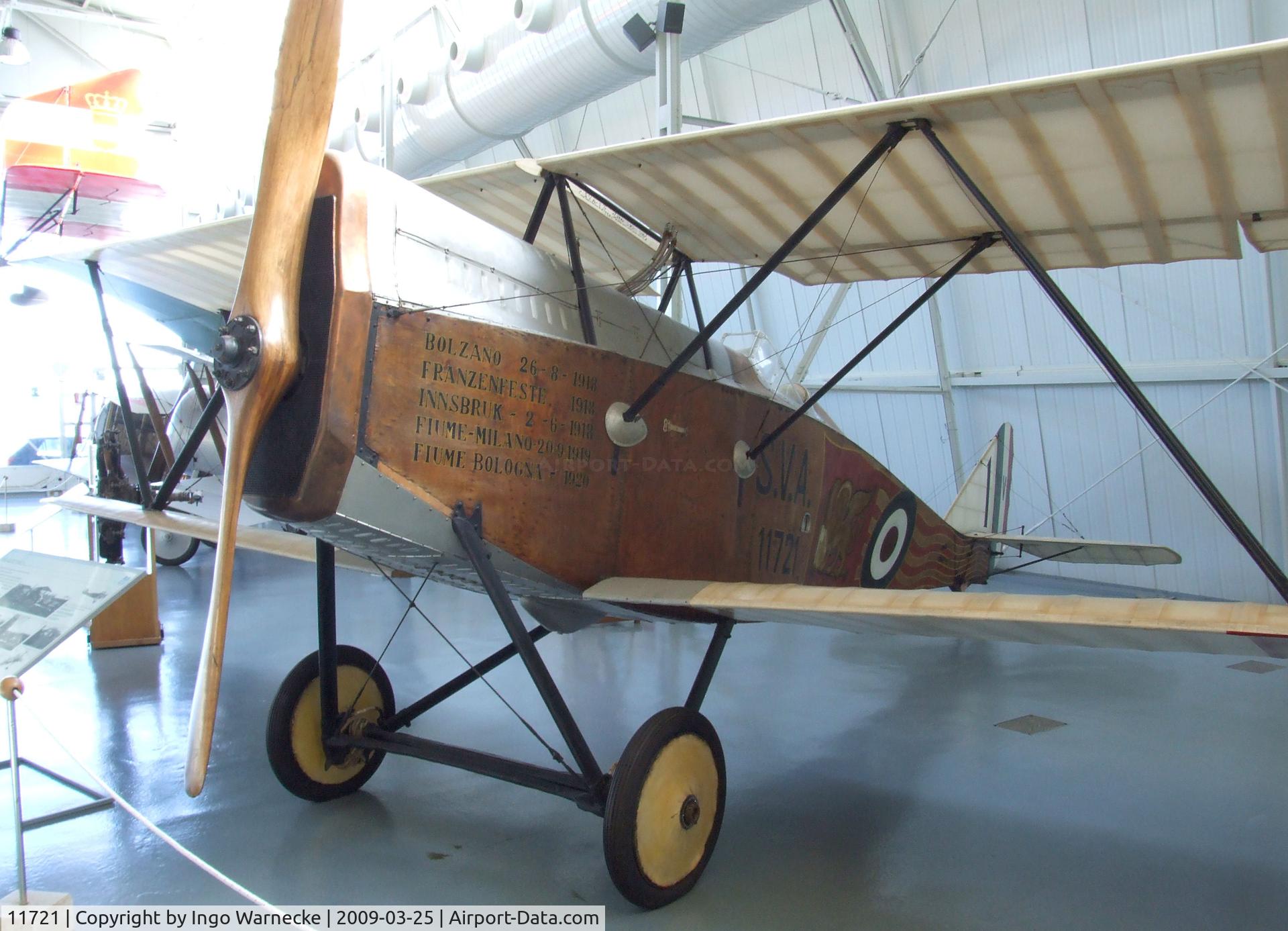 11721, Ansaldo S.V.A.5 C/N Not found 11721, Ansaldo S.V.A.5 at the Museo storico dell'Aeronautica Militare, Vigna di Valle