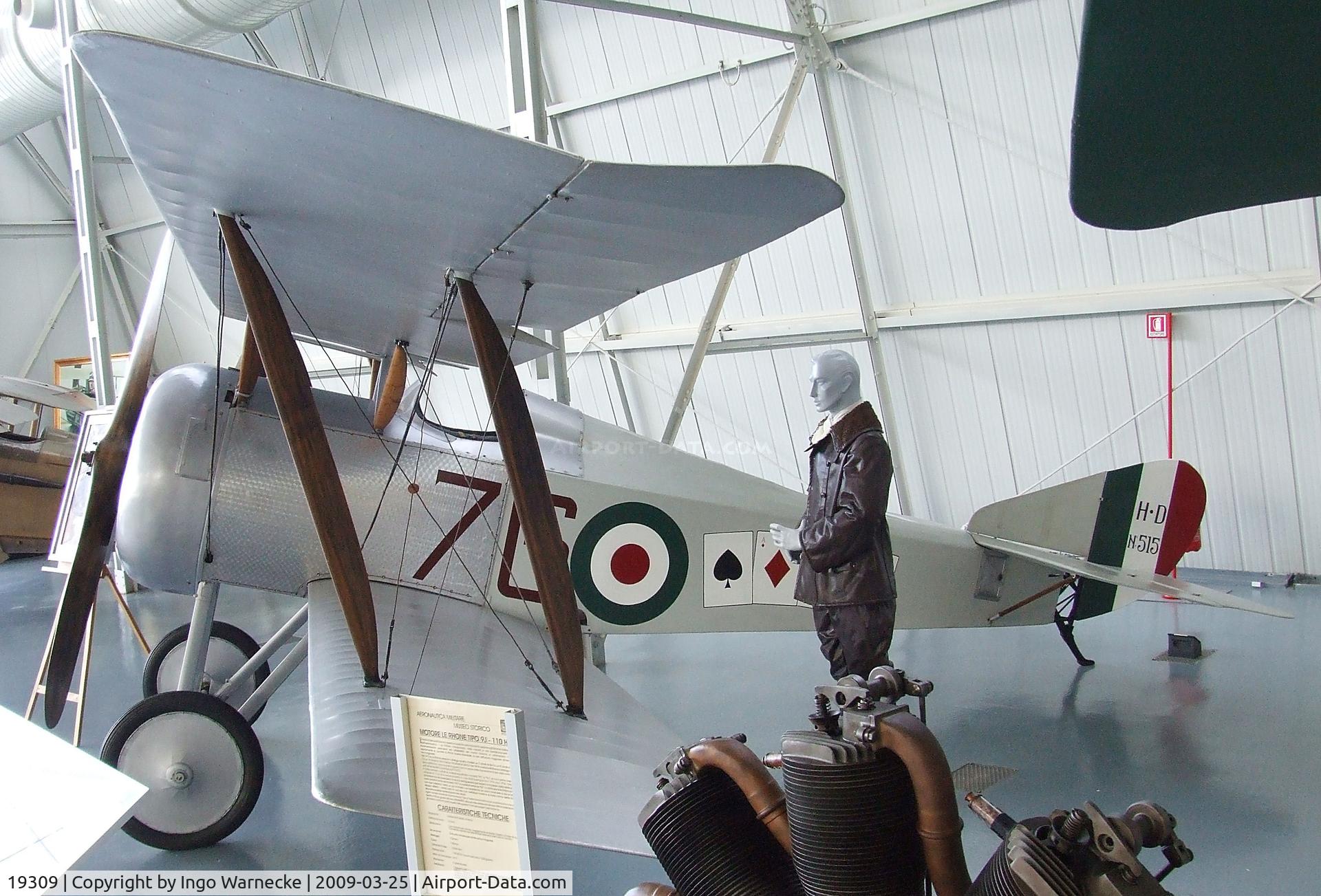 19309, 1917 Hanriot HD-1 C/N 515, Hanriot HD-1 at the Museo storico dell'Aeronautica Militare, Vigna di Valle