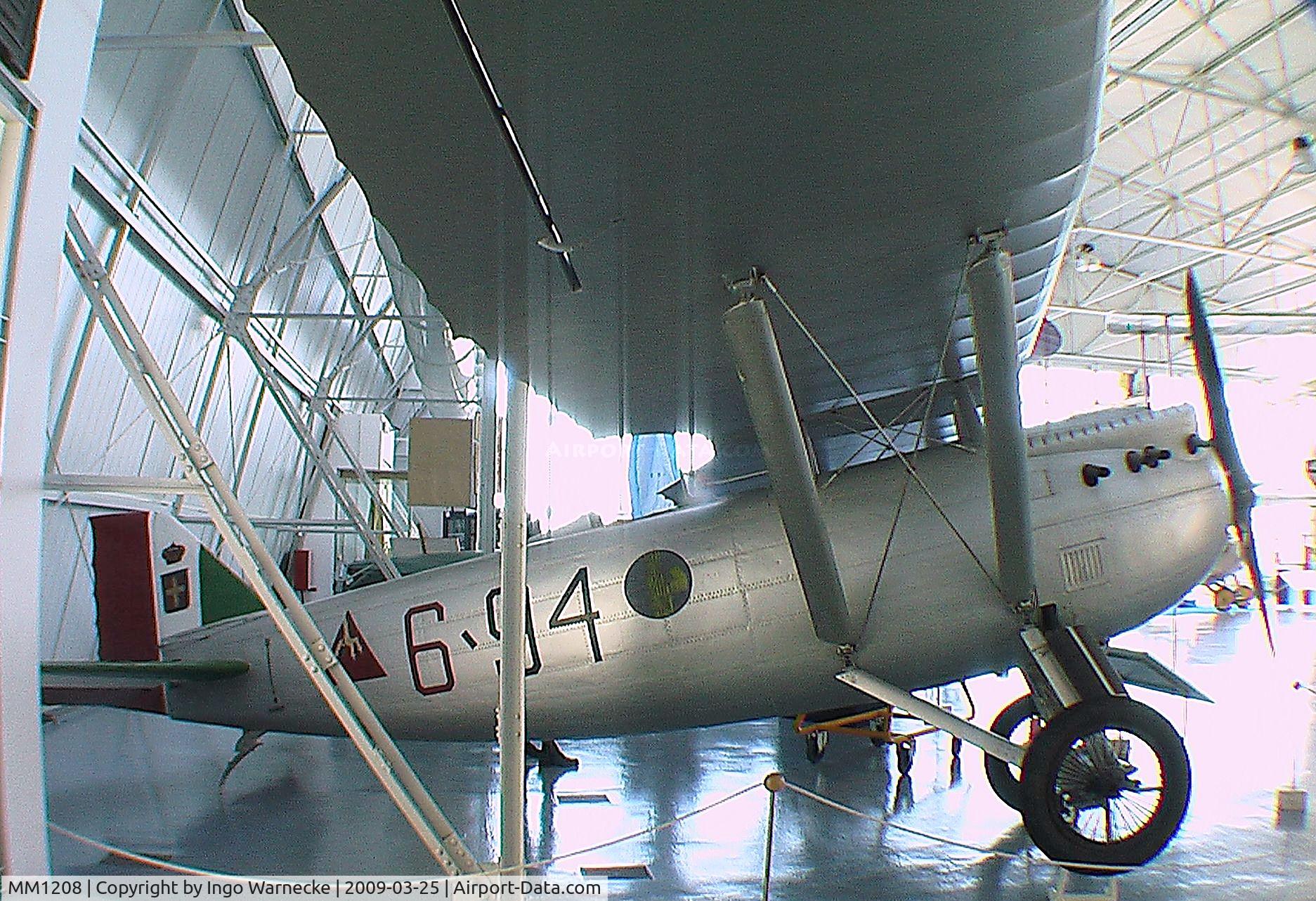 MM1208, 1924 Ansaldo AC.2 C/N Not found MM1208, Ansaldo AC.2 (Dewoitine D.1) at the Museo storico dell'Aeronautica Militare, Vigna di Valle