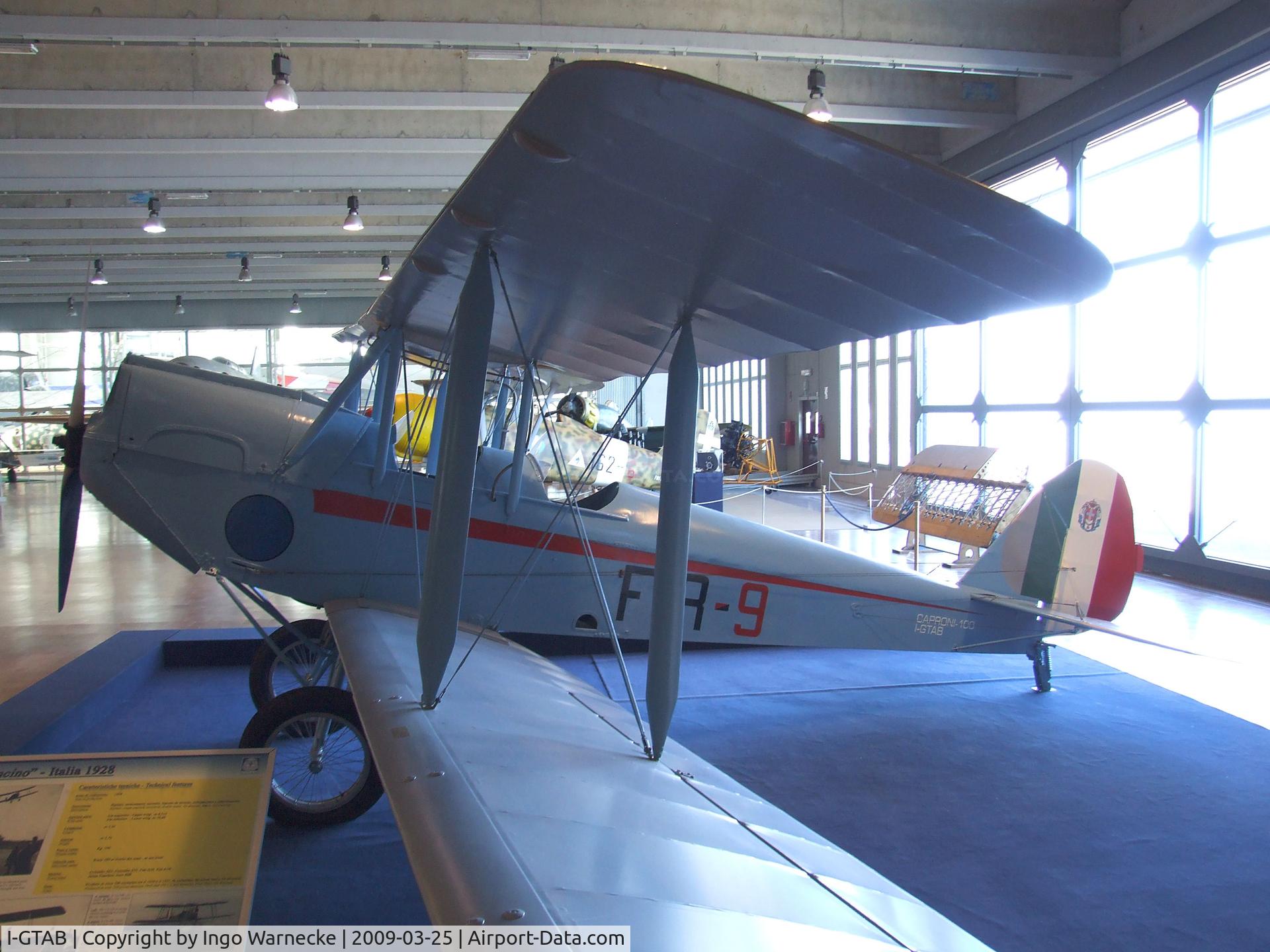 I-GTAB, 1928 Caproni Ca-100 Caproncino C/N Not found I-GTAB, Caproni Ca.100 at the Museo storico dell'Aeronautica Militare, Vigna di Valle