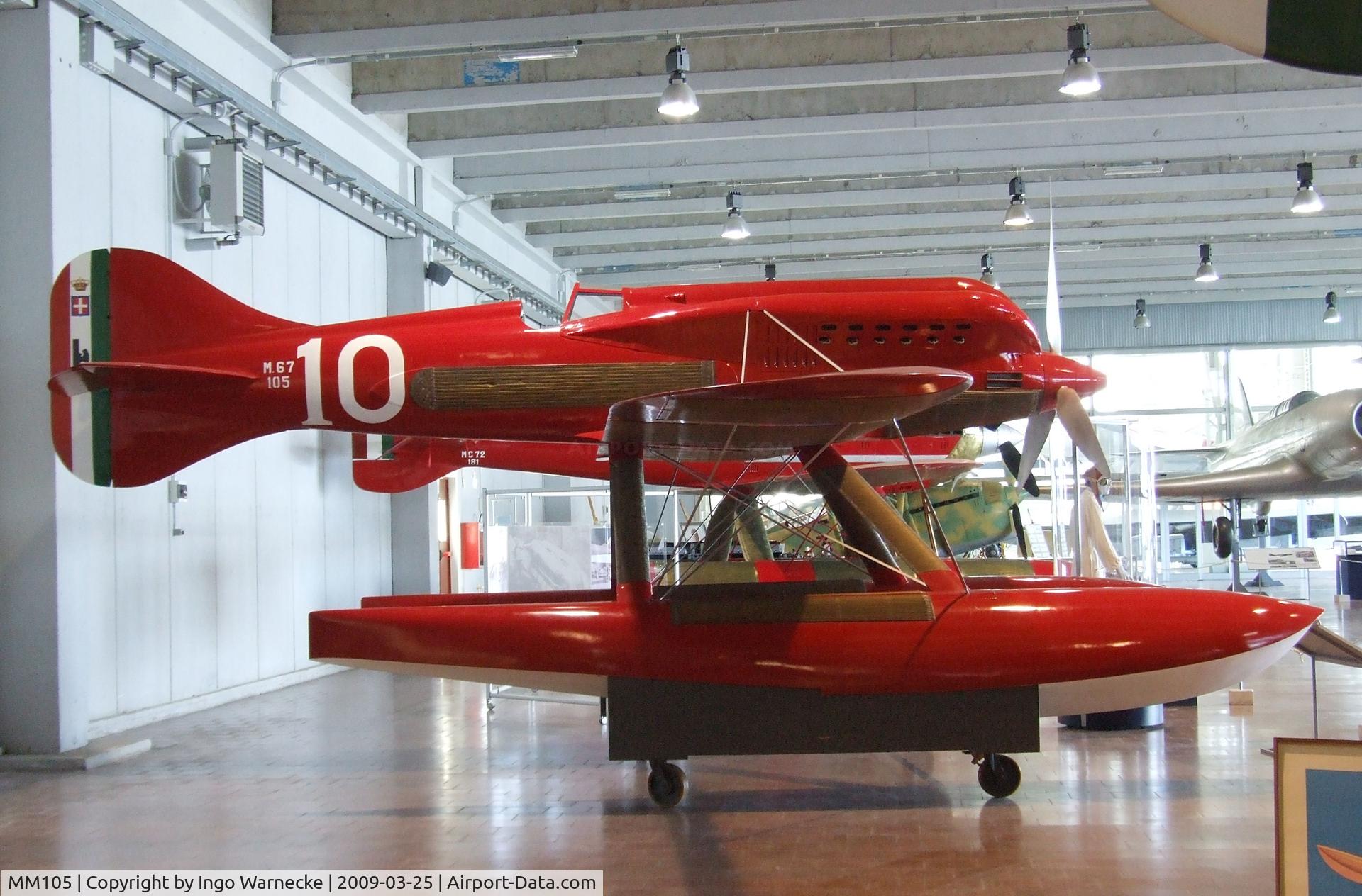 MM105, 1929 Macchi M.67 C/N 10, Macchi M.67 at the Museo storico dell'Aeronautica Militare, Vigna di Valle