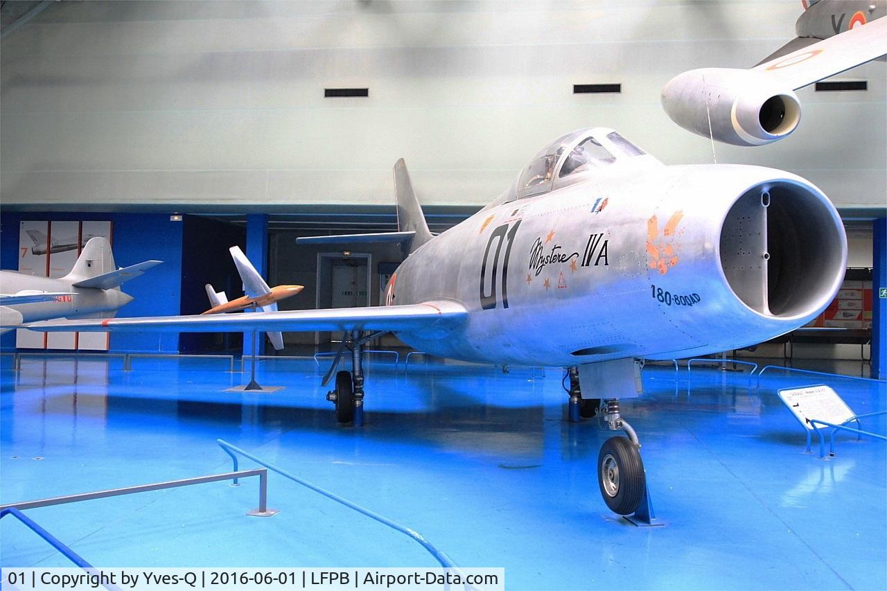 01, Dassault Mystere IVA C/N Not found 01, Dassault Mystere IV A, Air & Space Museum Paris-Le Bourget (LFPB)