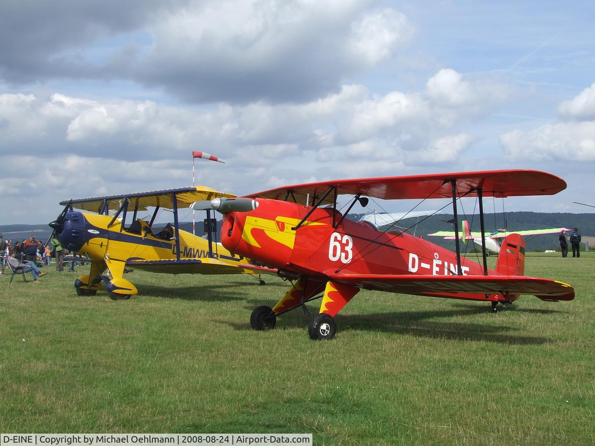 D-EINE, CASA 1-131E Jungmann C/N 2202, Flugtag Bad Gandersheim 2008