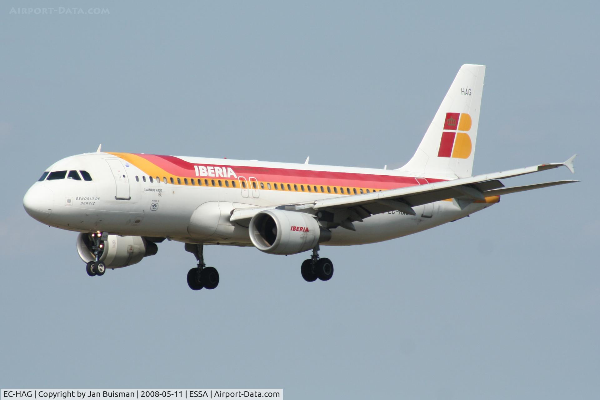 EC-HAG, 1999 Airbus A320-214 C/N 1059, Iberia, became EC-LUC Iberia Express