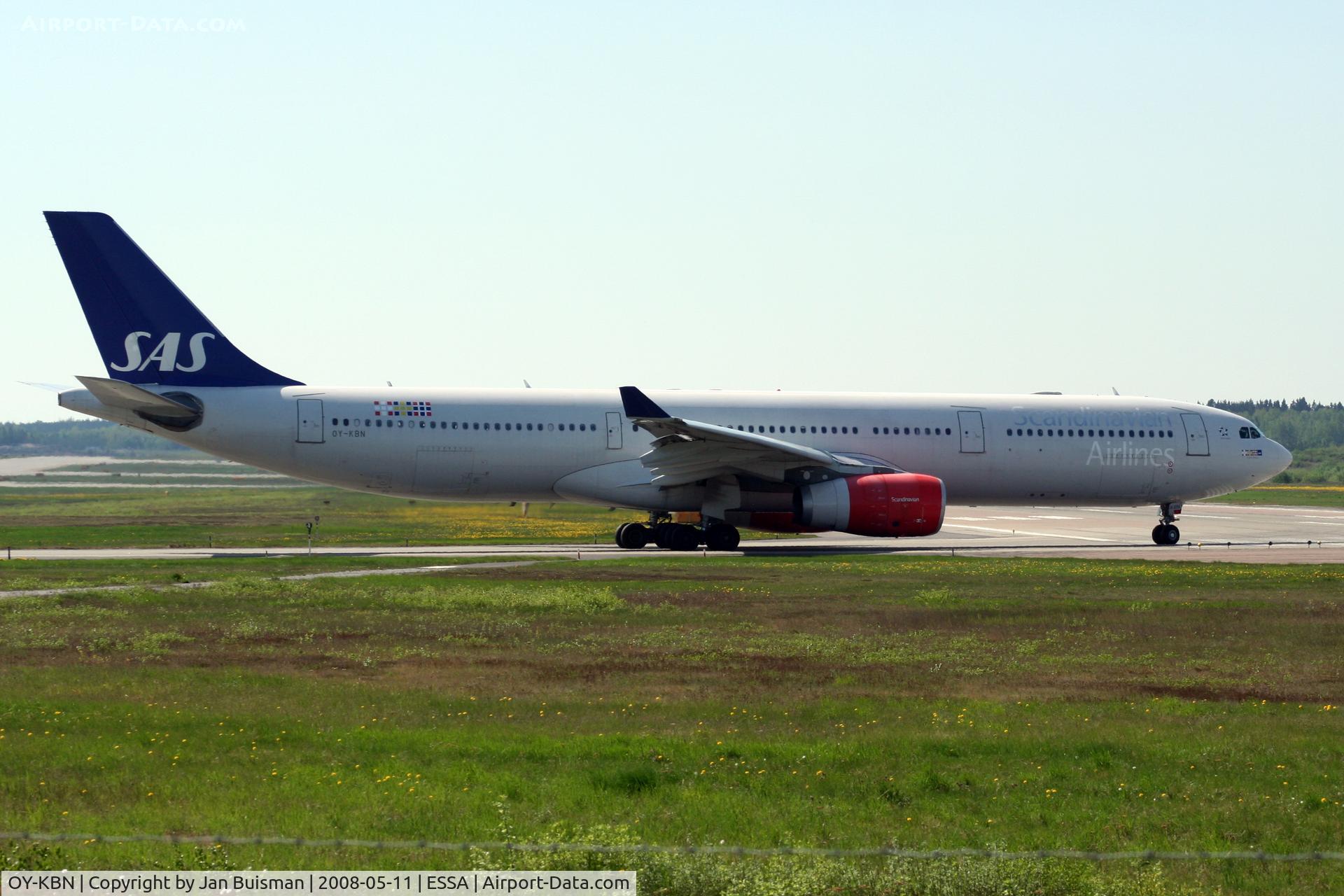 OY-KBN, 2002 Airbus A330-343X C/N 496, SAS