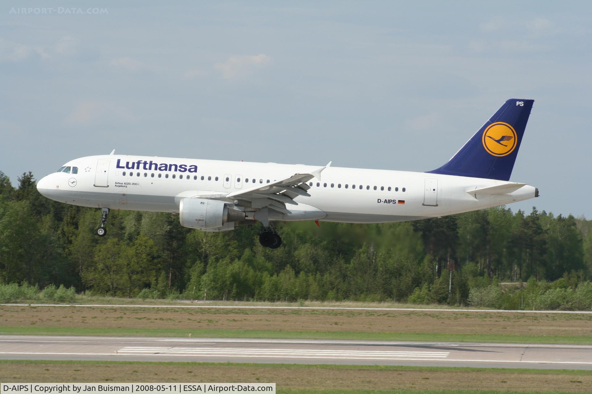 D-AIPS, 1990 Airbus A320-211 C/N 0116, Lufthansa