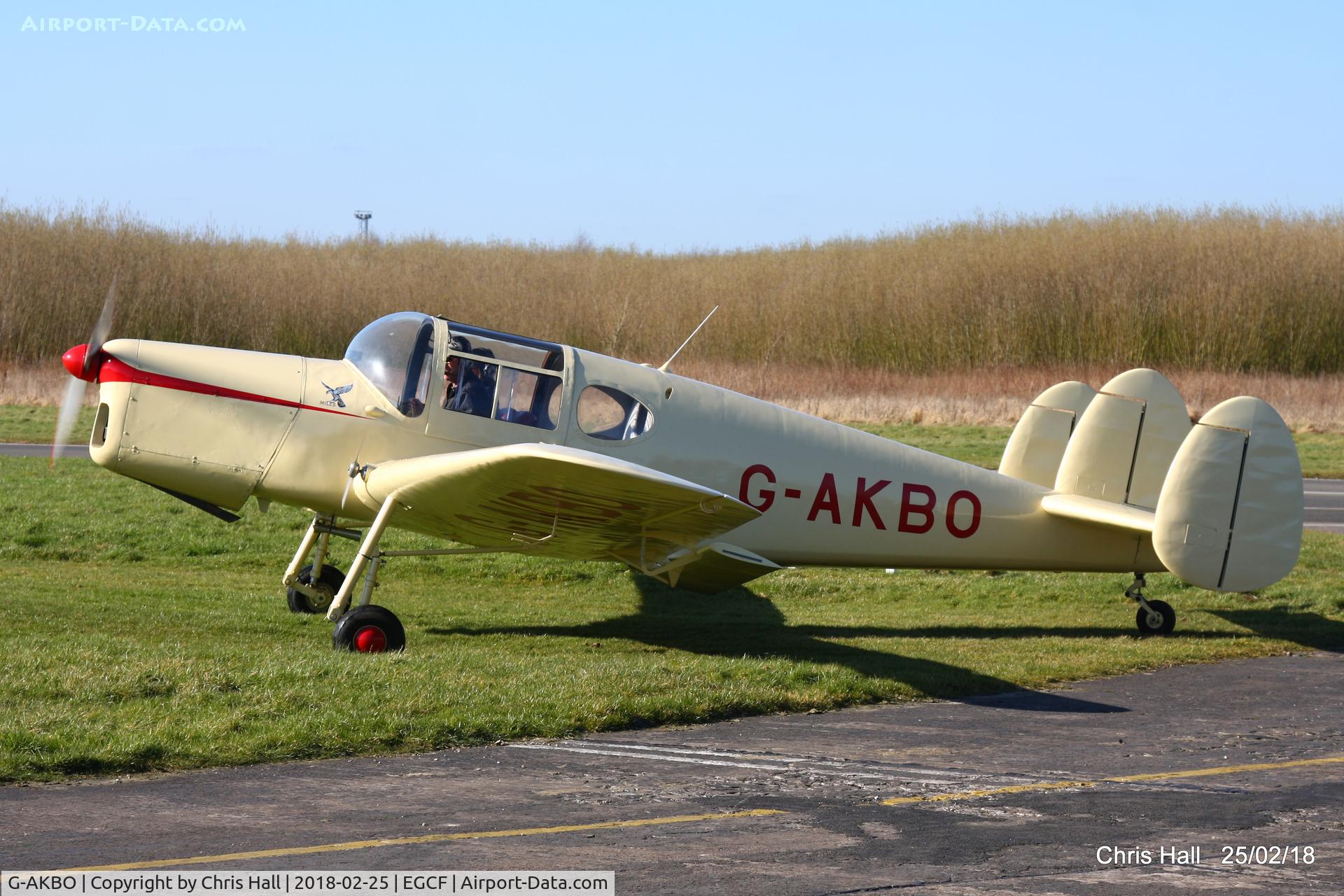 G-AKBO, 1947 Miles M38 Messenger 2A C/N 6378, at Sandtoft
