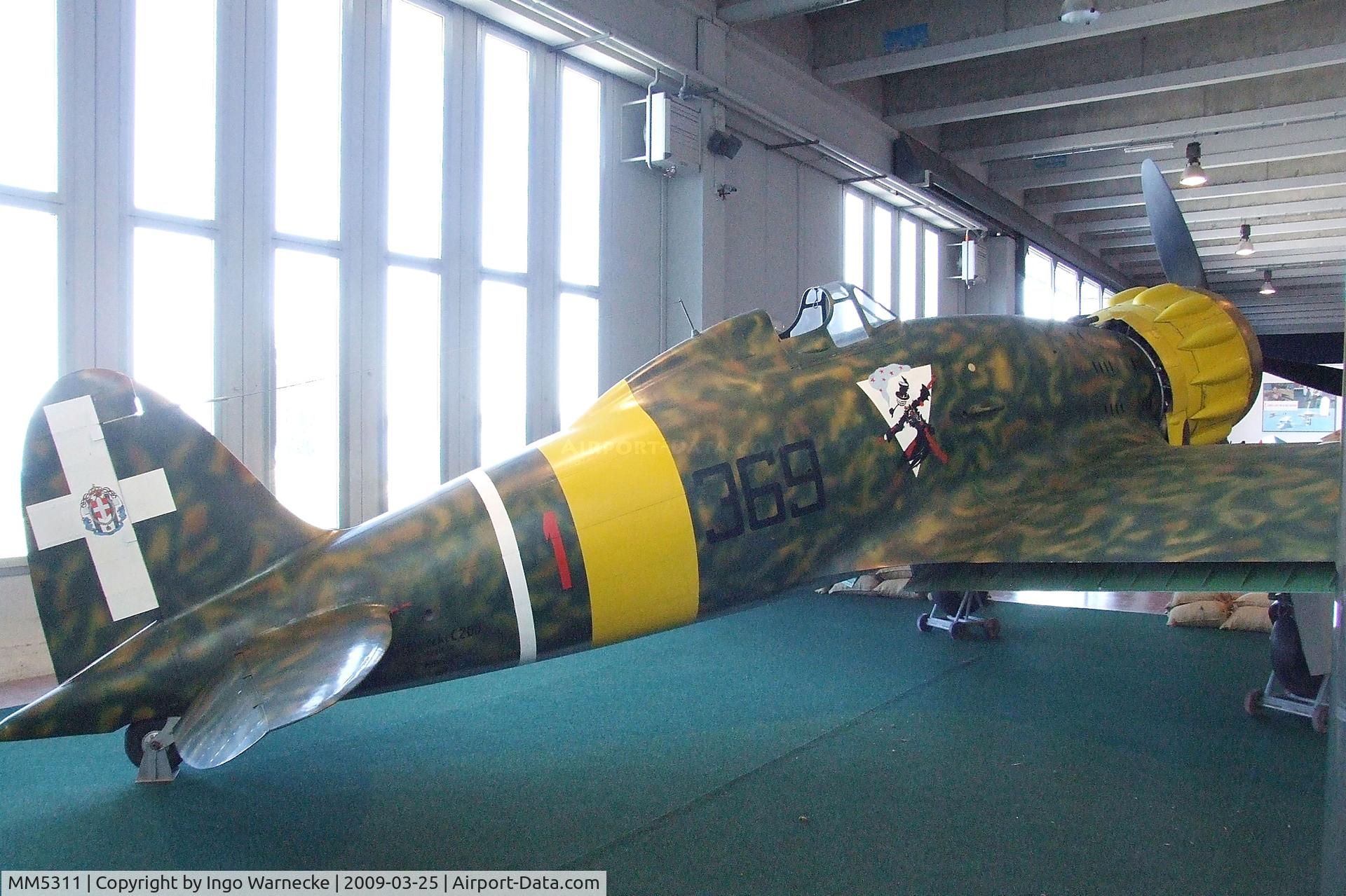 MM5311, Macchi MC.200 Saetta C/N Not found MM5311, Macchi MC.200 Saetta at the Museo storico dell'Aeronautica Militare, Vigna di Valle