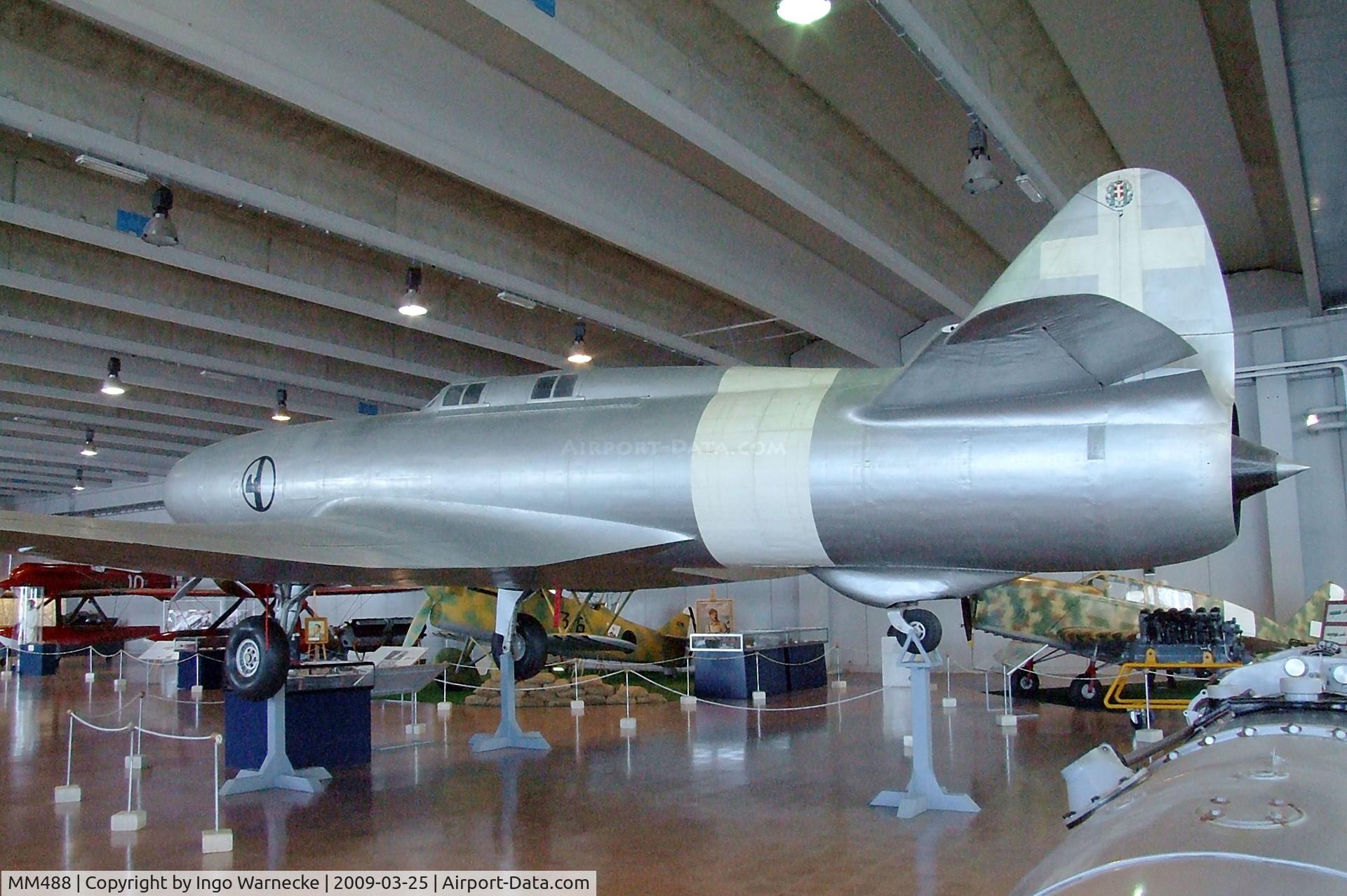 MM488, Caproni Campini CC.1 C/N Not found MM488, Campini-Caproni C.C.1 (N.1) at the Museo storico dell'Aeronautica Militare, Vigna di Valle