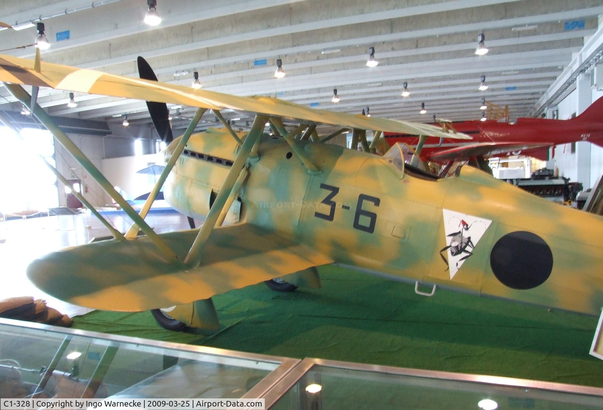 C1-328, Hispano HA-132L C/N 328, FIAT CR.32 (Hispano HA-132L) at the Museo storico dell'Aeronautica Militare, Vigna di Valle