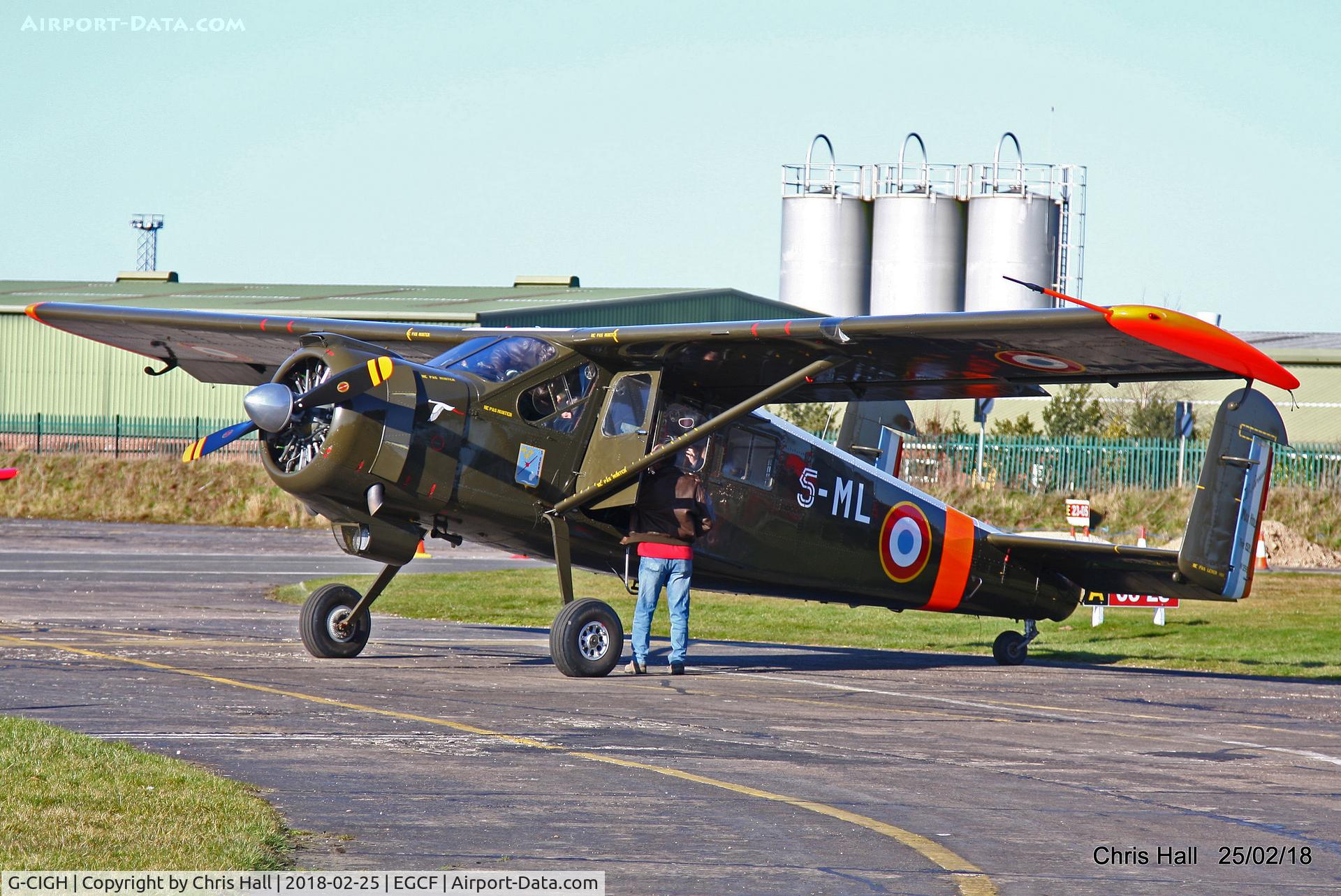G-CIGH, 1960 Max Holste MH.1521M Broussard C/N 255, at Sandtoft