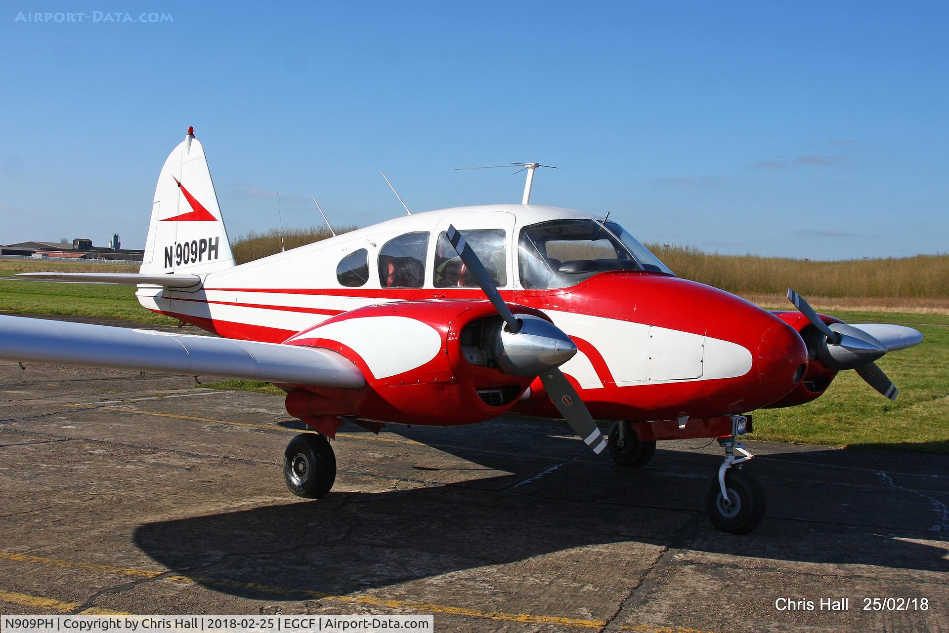 N909PH, Piper PA-23-160 Apache C/N 23-1800, at Sandtoft