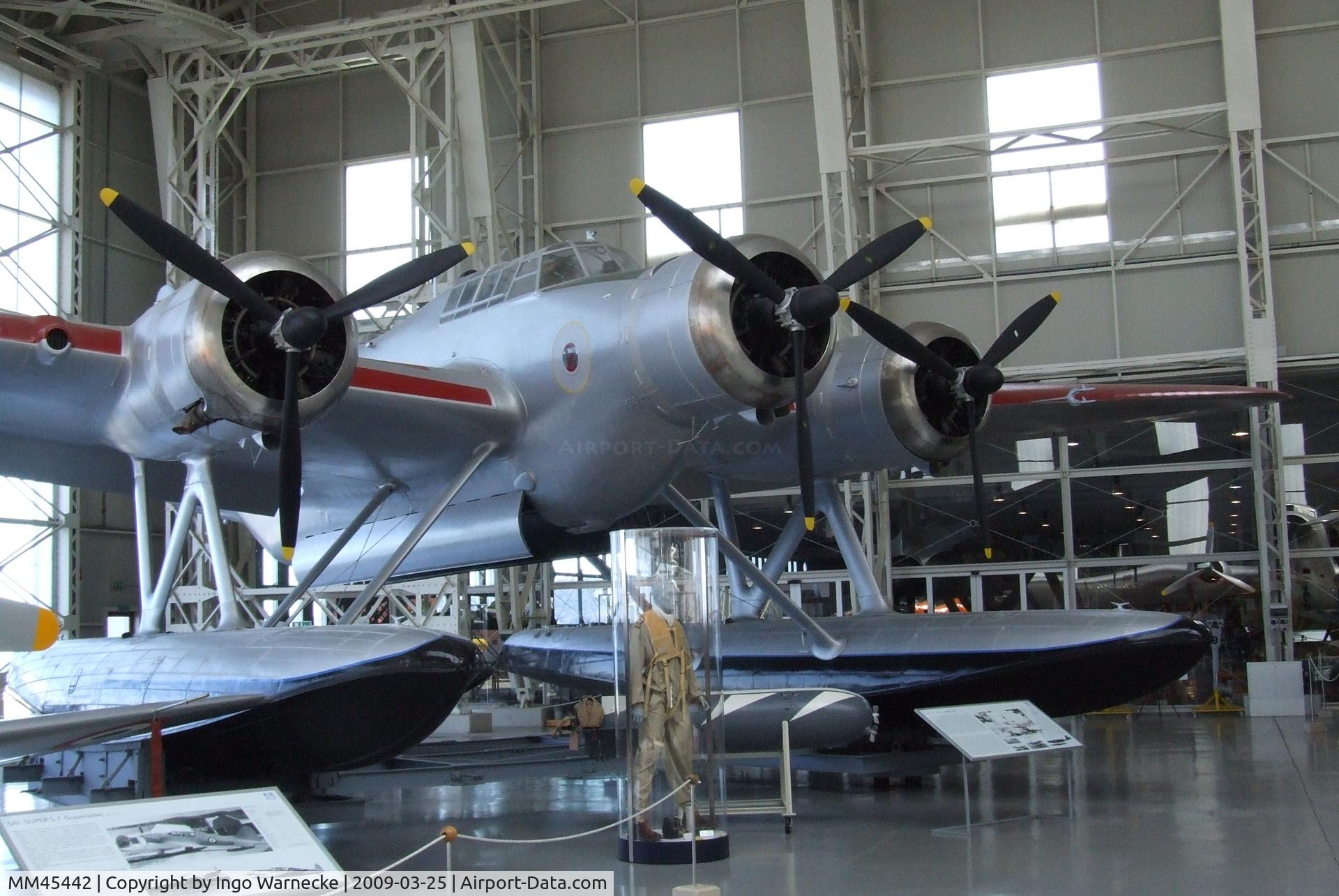 MM45442, Cant Z.506S C/N Not found MM45442, CANT Z.506S Airone at the Museo storico dell'Aeronautica Militare, Vigna di Valle