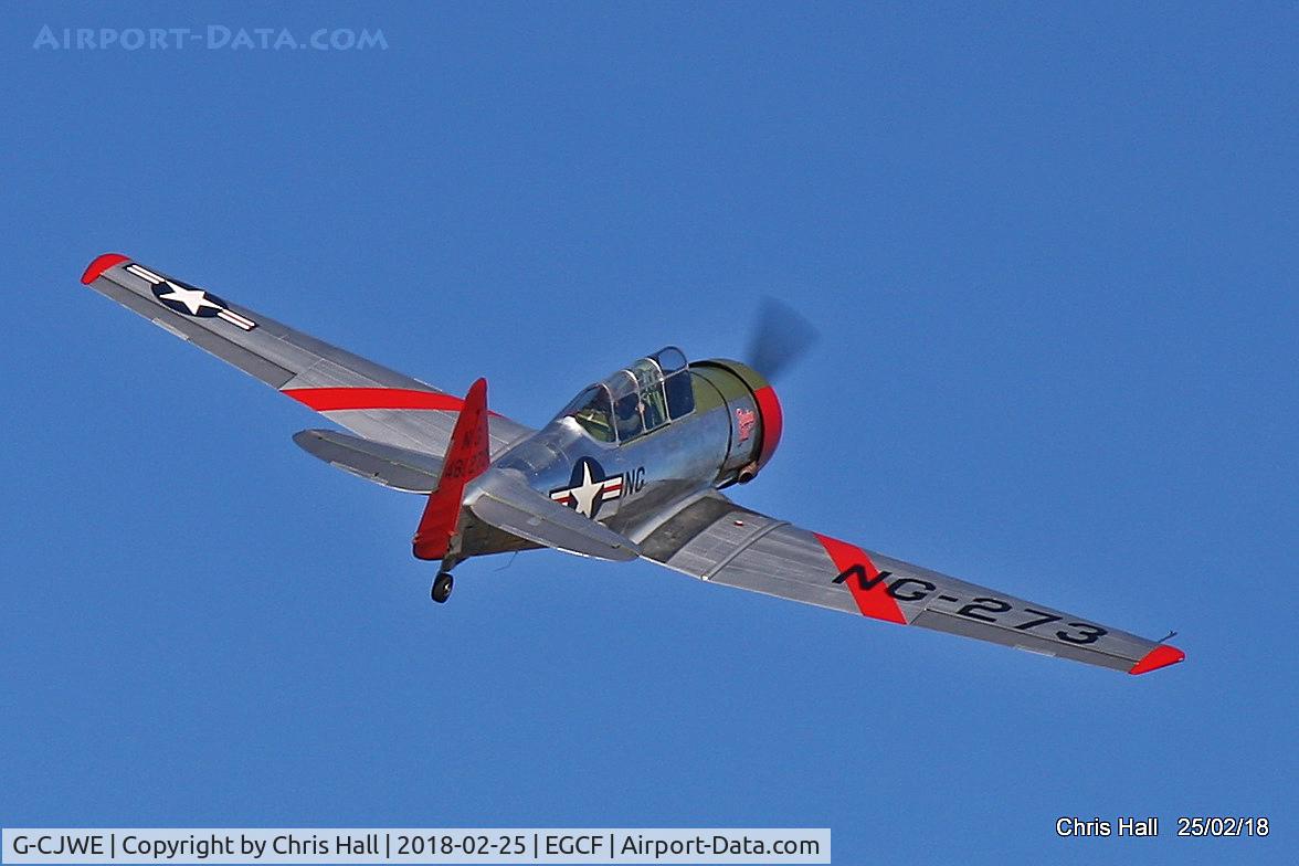 G-CJWE, 1952 Canadian Car & Foundry T-6 Harvard Mk.4 C/N CCF4-97, at Sandtoft