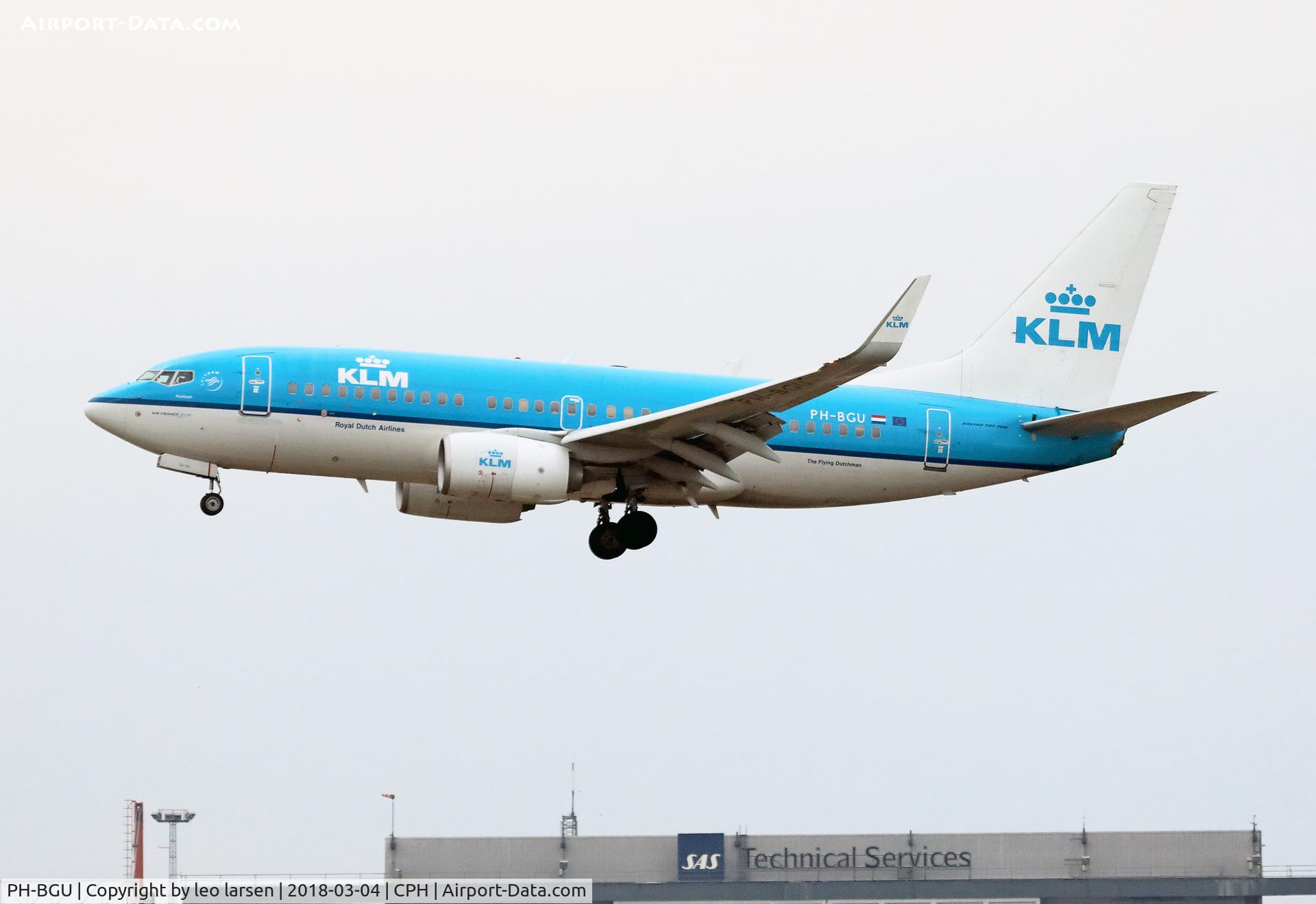 PH-BGU, 2011 Boeing 737-7K2 C/N 39257, Copenhagen 4.3.2018