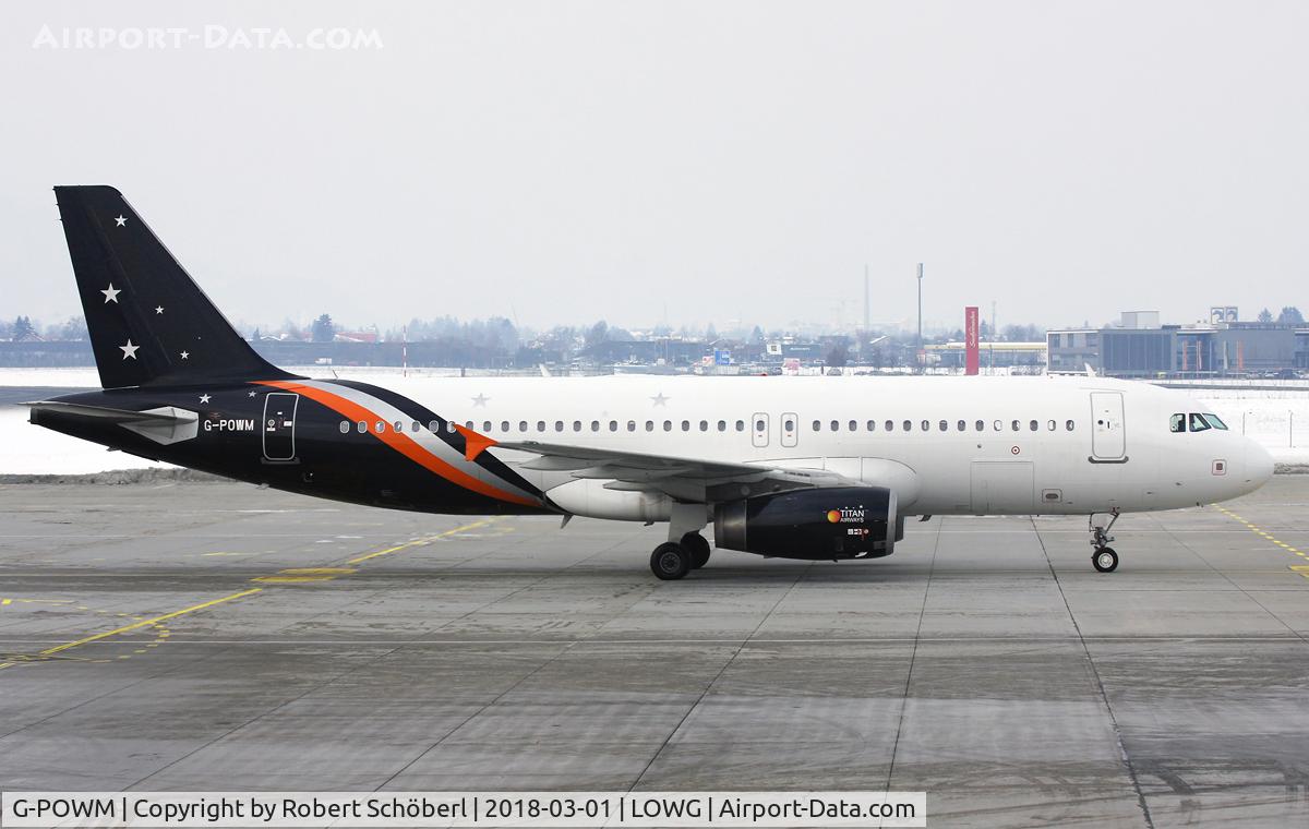 G-POWM, 2005 Airbus A320-232 C/N 2564, G-POWM @ LOWG