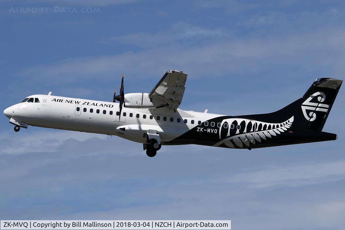ZK-MVQ, 2017 ATR 72-212A C/N 1451, off to WLG