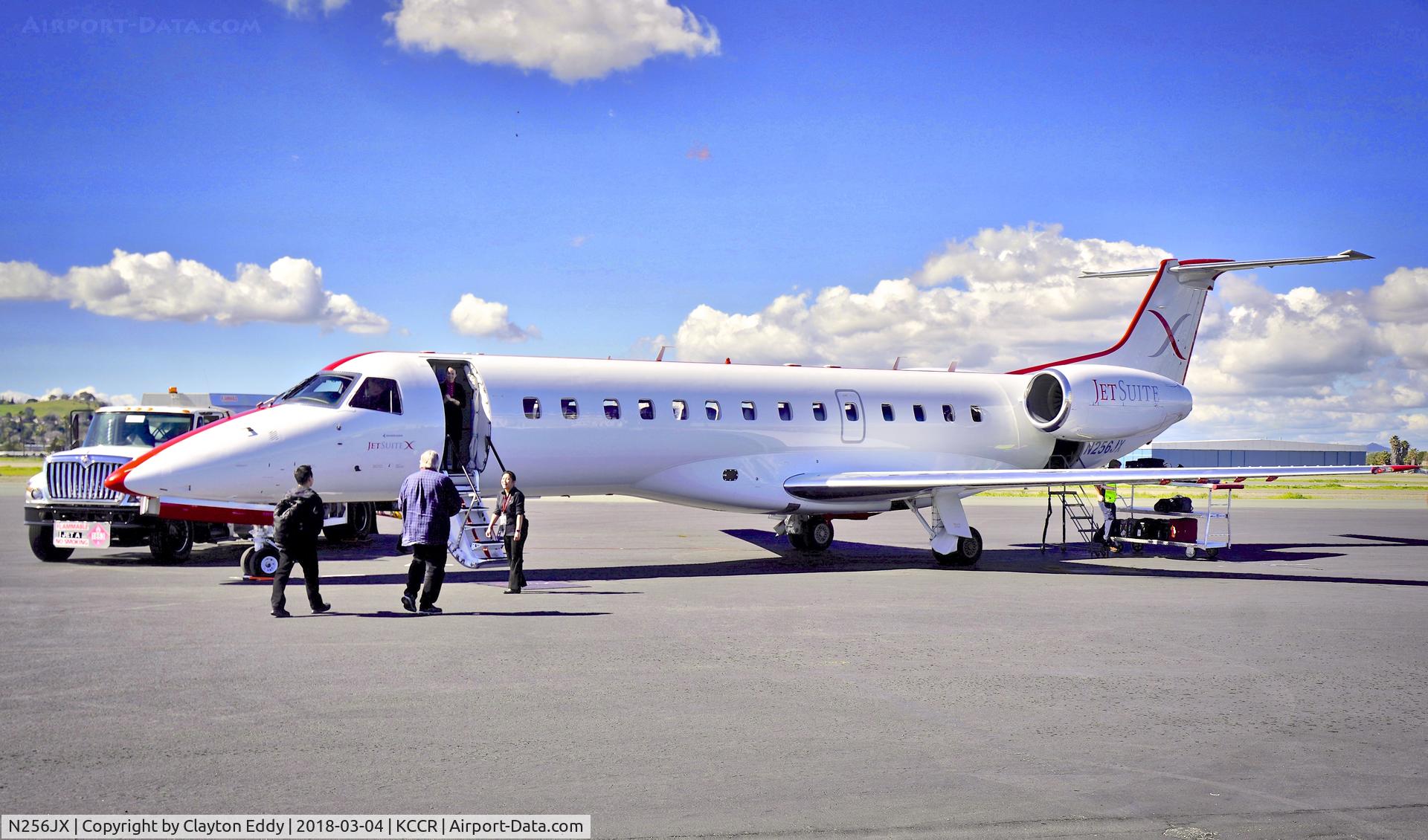 N256JX, 2000 Embraer ERJ-135LR (EMB-135LR) C/N 145211, Buchanan Field Concord California 2018.