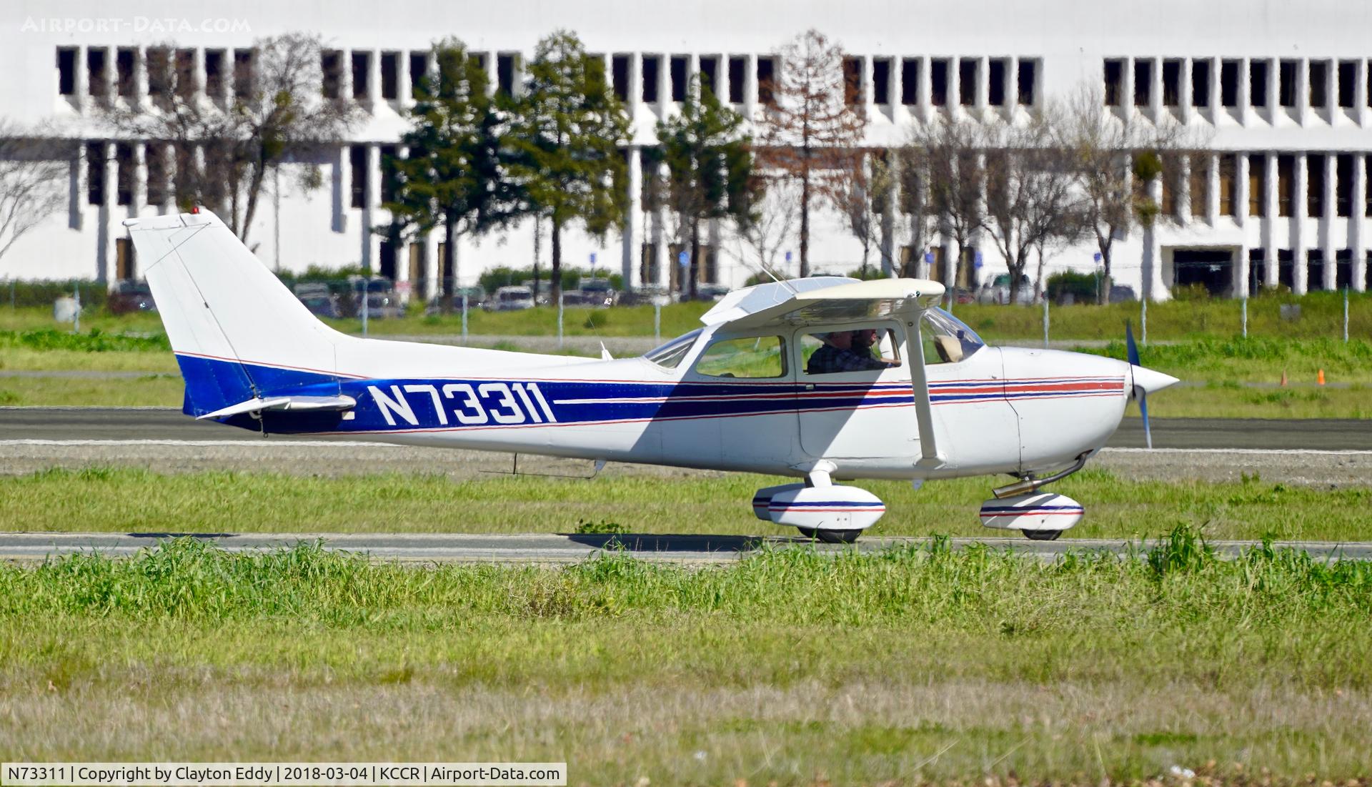 N73311, 1976 Cessna 172M C/N 17267364, Buchanan Field Concord California 2018.