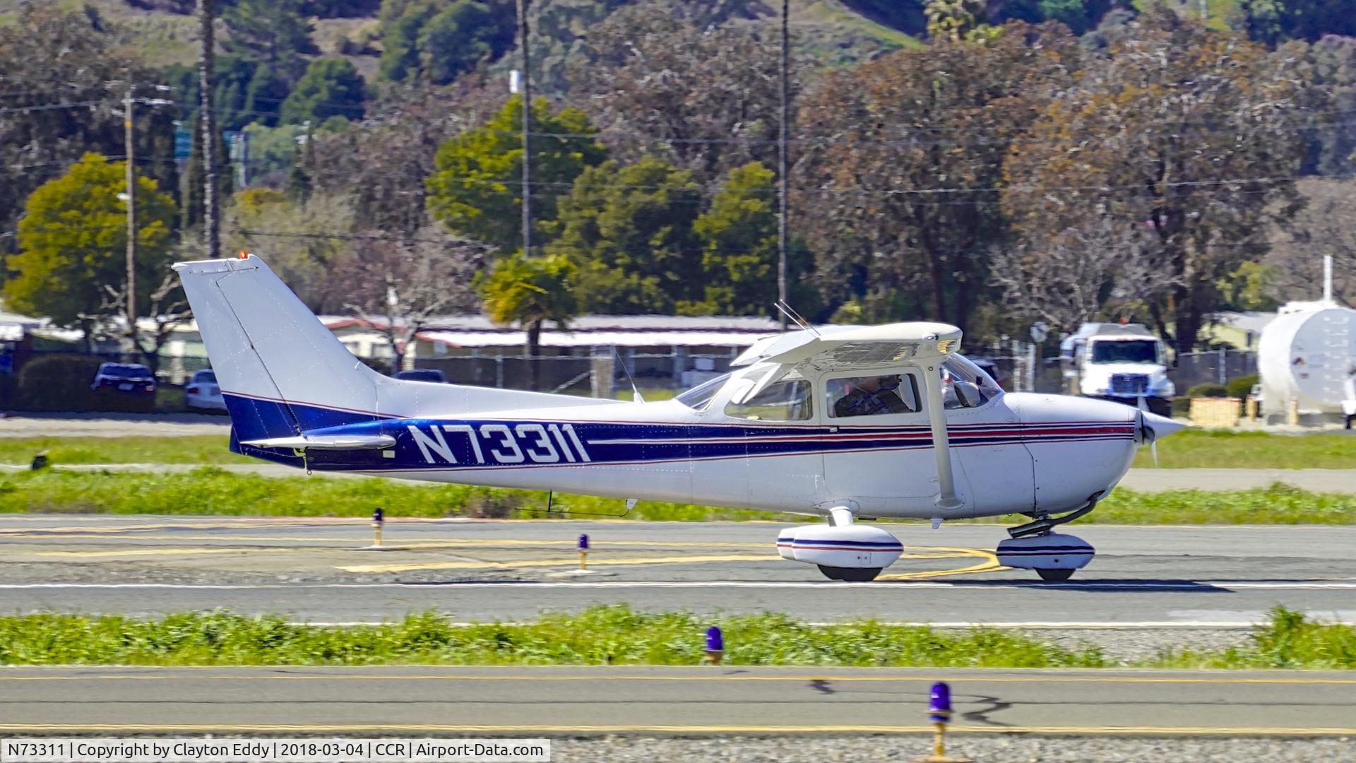 N73311, 1976 Cessna 172M C/N 17267364, Buchanan Field Concord California 2018.