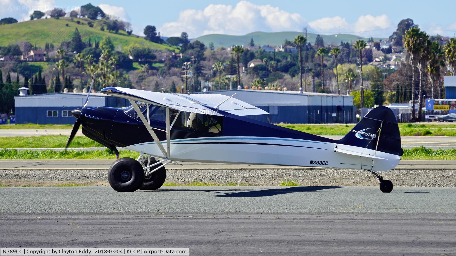 N389CC, 2002 Piper/Cub Crafters PA-18-150 C/N 9943CC, Buchanan Field Concord California 2018.