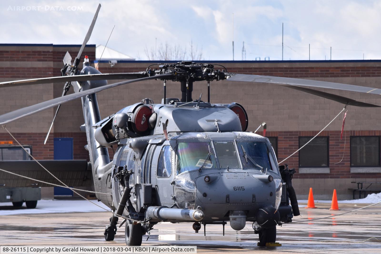 88-26115, 1988 Sikorsky HH-60G Pave Hawk C/N 70-1317, 129th RW, 129th RQS, Moffett Field, CA.