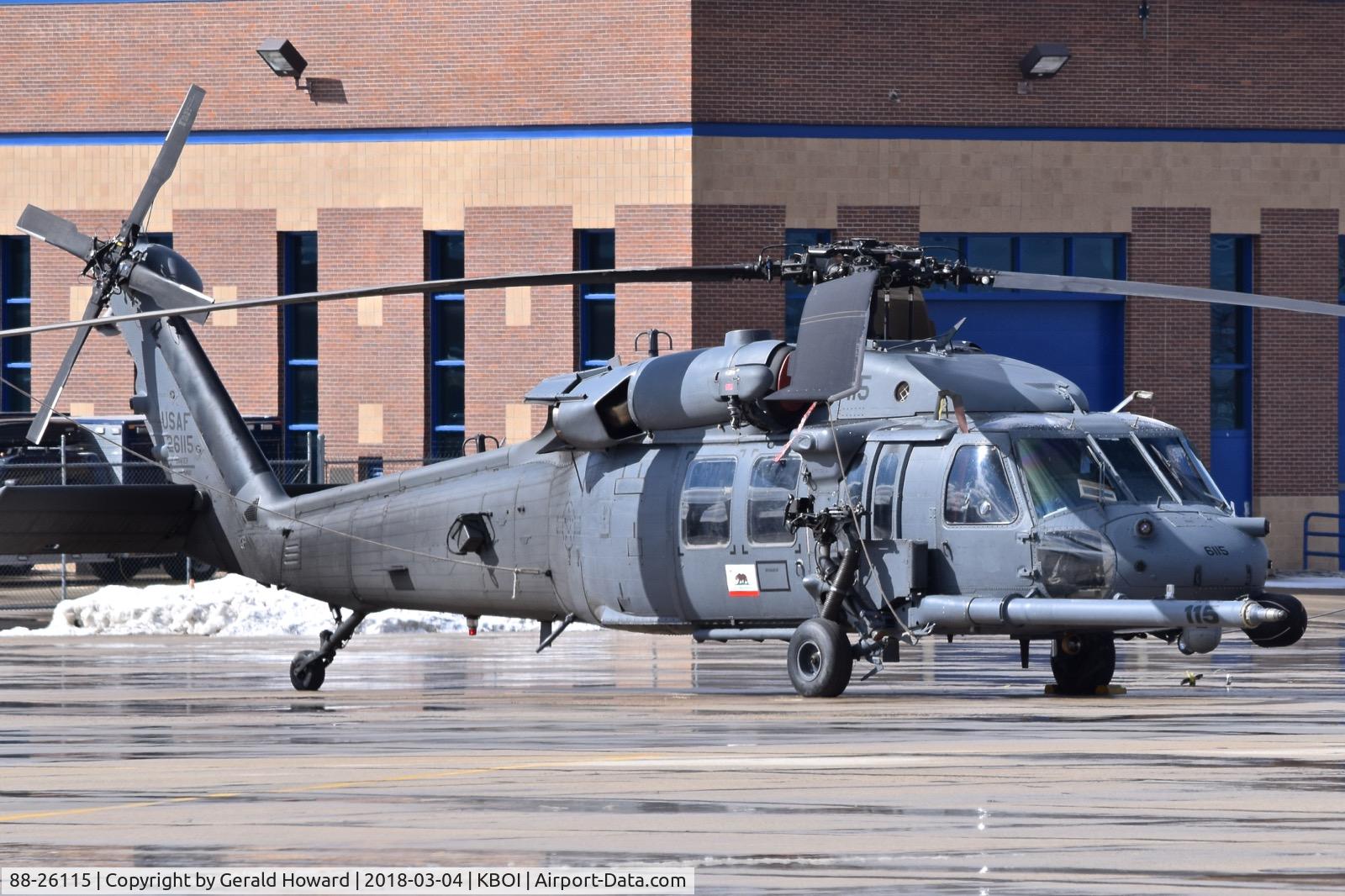 88-26115, 1988 Sikorsky HH-60G Pave Hawk C/N 70-1317, 129th RW, 129th RQS, Moffett Field, CA.