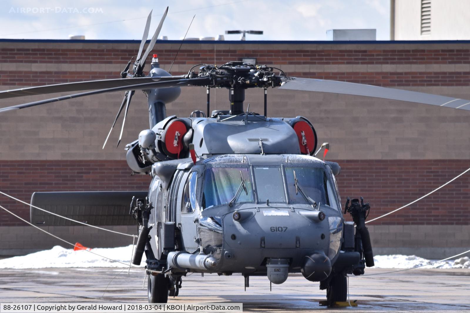 88-26107, 1988 Sikorsky HH-60G Pave Hawk C/N 70-1304, 129th RW, 129th RQS, Moffett Field, CA.