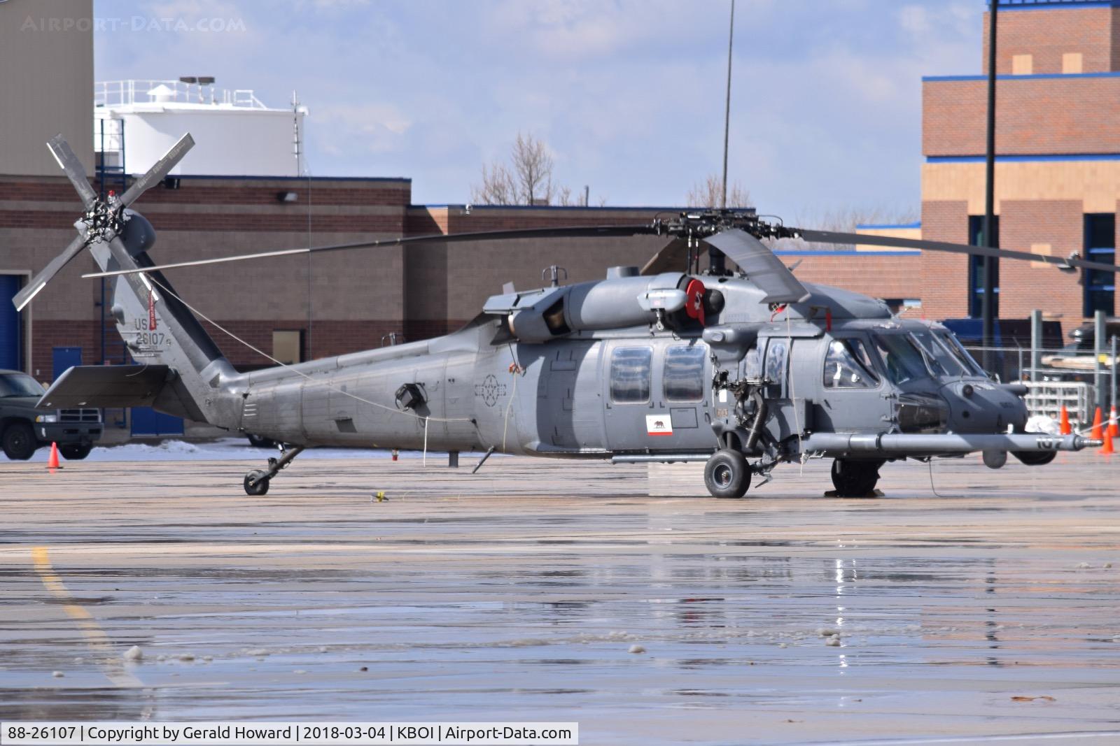 88-26107, 1988 Sikorsky HH-60G Pave Hawk C/N 70-1304, 129th RW, 129th RQS, Moffett Field, CA.
