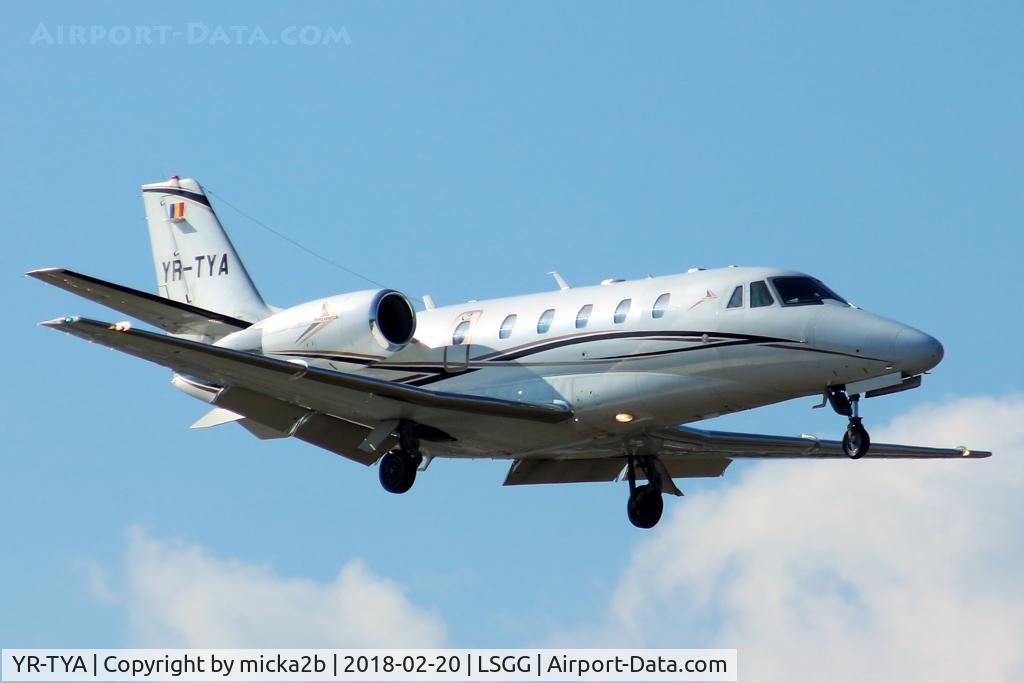 YR-TYA, 2010 Cessna 560XL Citation  XLS C/N 560-6075, Landing