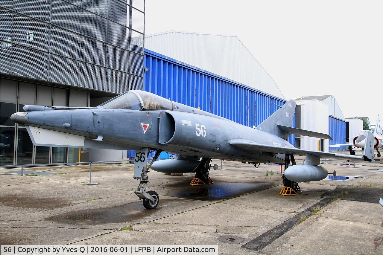 56, Dassault Etendard IV.M C/N 56, Dassault Etendard IV.M, Exibited at Air & Space Museum Paris-Le Bourget (LFPB)