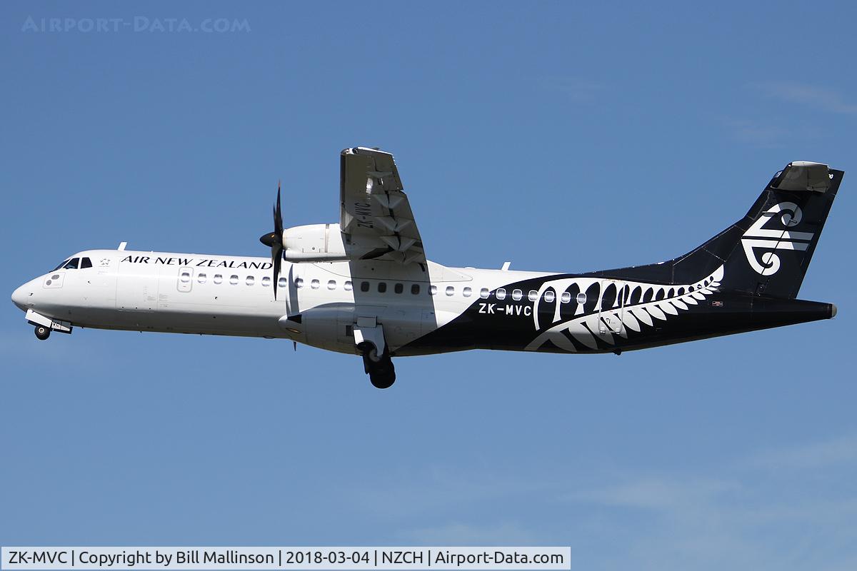 ZK-MVC, 2013 ATR 72-600 C/N 1084, away to NSN