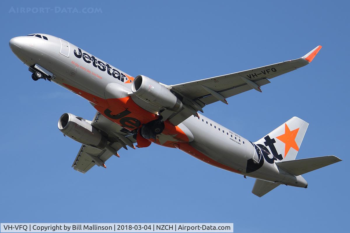 VH-VFQ, 2013 Airbus A320-232 C/N 5780, AWAY TO AKL