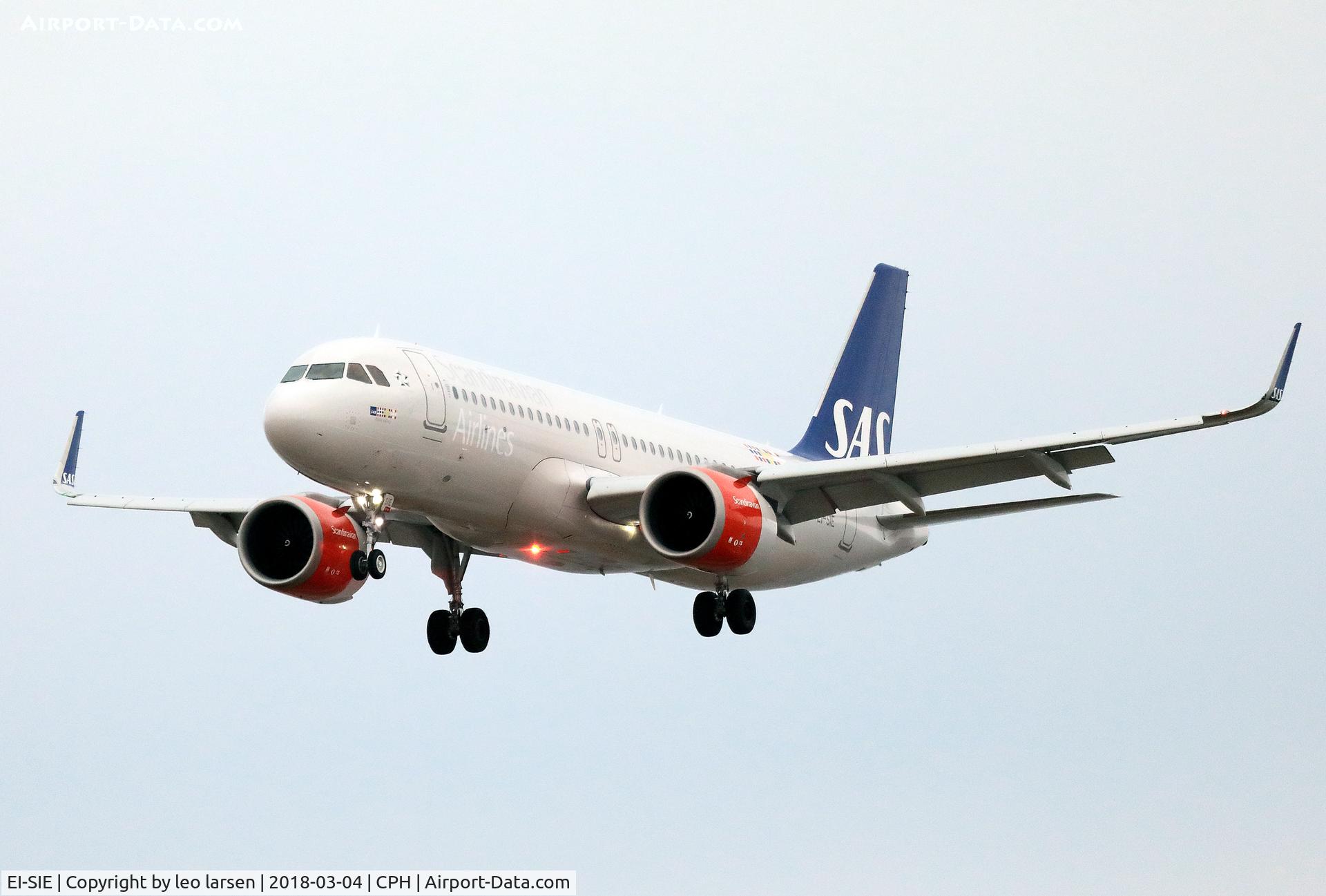 EI-SIE, 2018 Airbus A320-251N C/N 8058, Copenhagen 4.3.2018