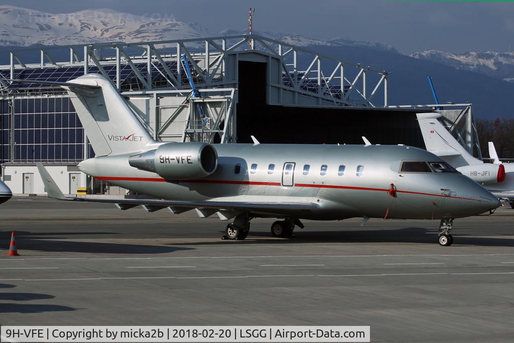 9H-VFE, 2014 Bombardier Challenger 605 (CL-600-2B16) C/N 5974, Parked
