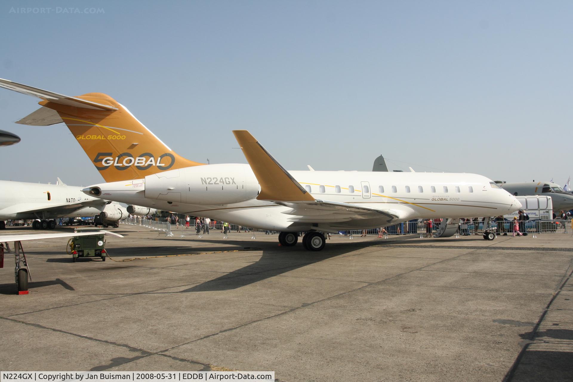 N224GX, 2006 Bombardier BD-700-1A11 Global 5000 C/N 9224, Corporate