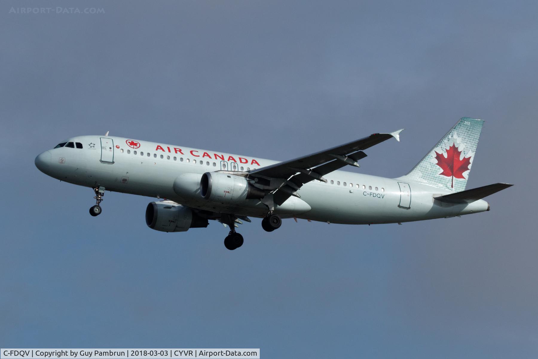 C-FDQV, 1988 Airbus A320-211 C/N 068, Landing