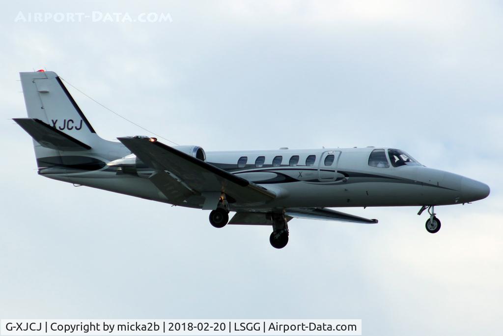G-XJCJ, 2006 Cessna 550 Citation Bravo C/N 550-1129, Landing