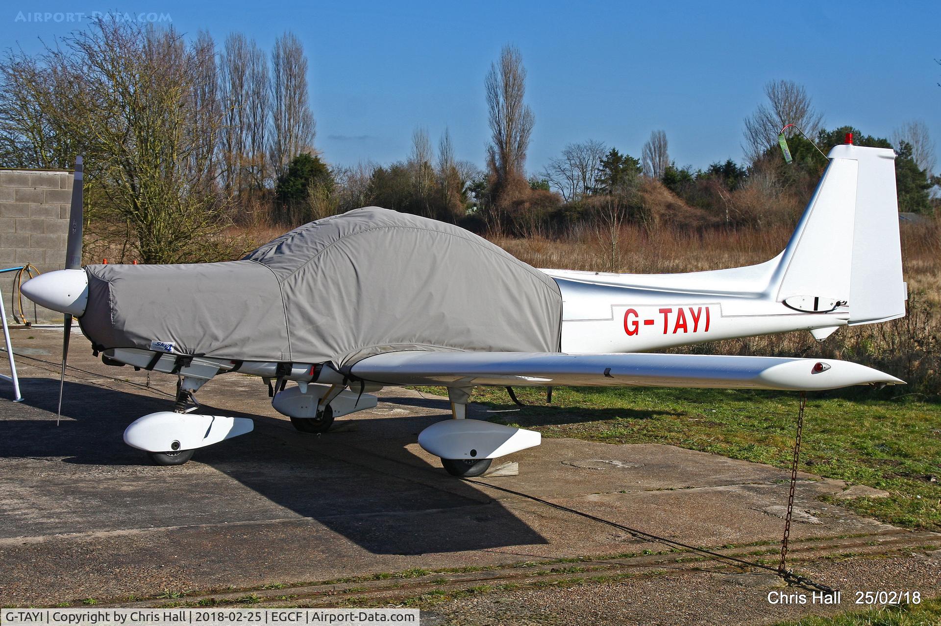 G-TAYI, 1987 Grob G-115A C/N 8008, at Sandtoft