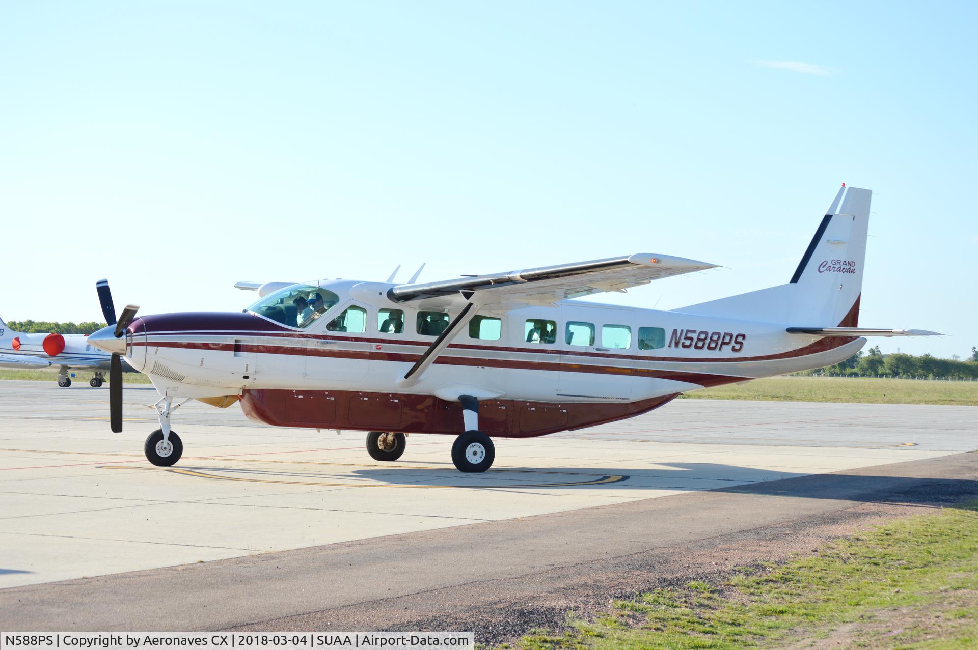N588PS, 1996 Cessna 208B Grand Caravan C/N 208B0588, After a ferry flight of four days, the new Grand Caravan C208B of 