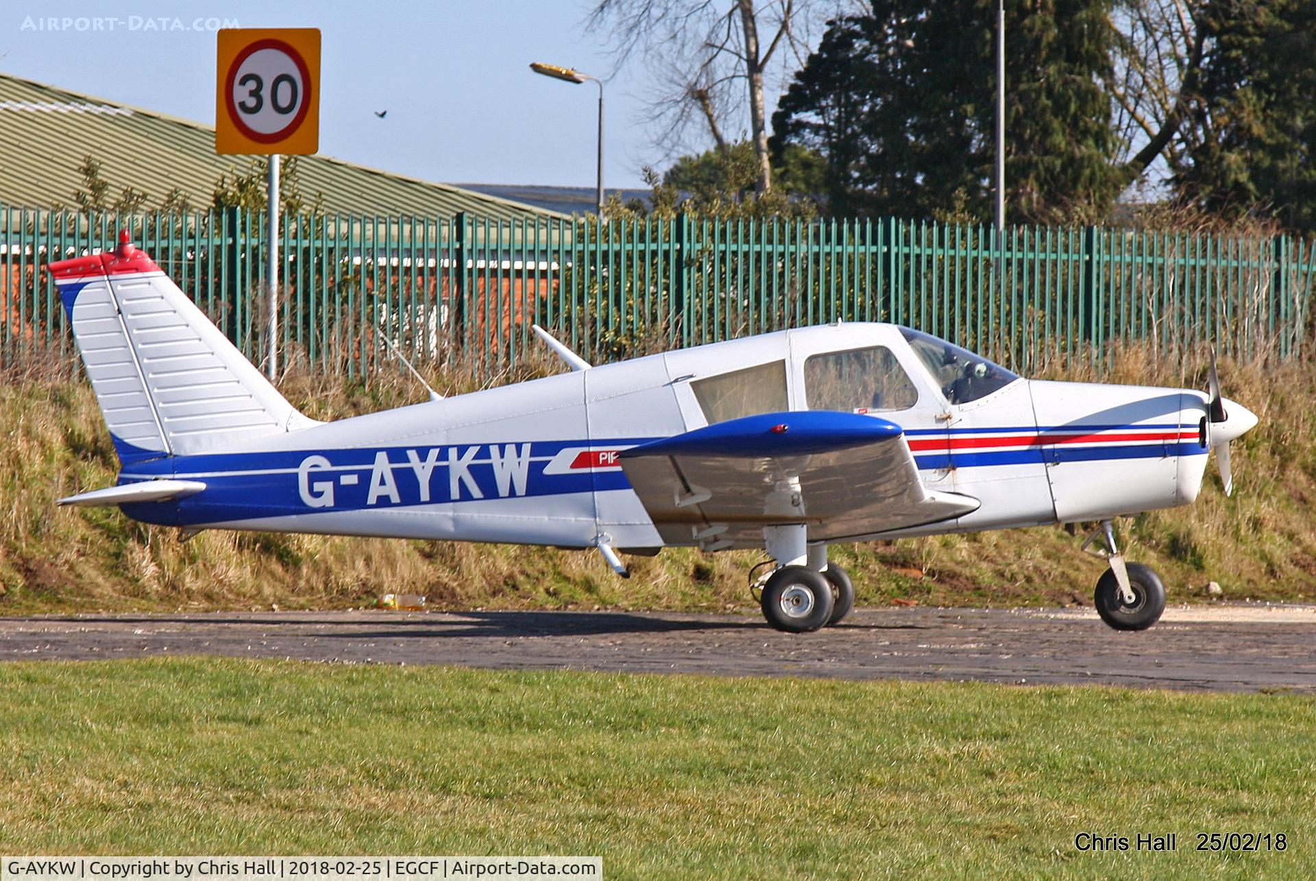 G-AYKW, 1970 Piper PA-28-140 Cherokee C/N 28-26931, at Sandtoft